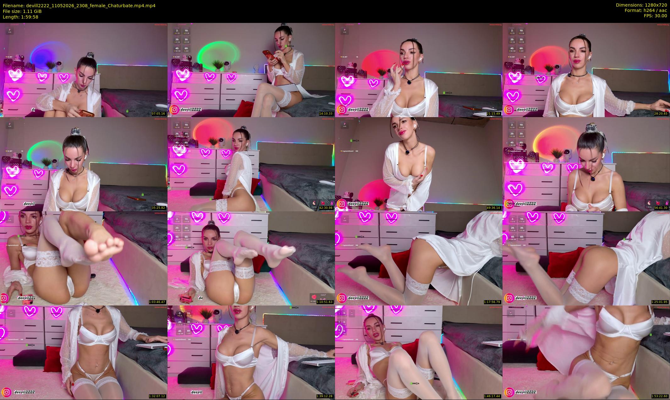 devill2222 — 120 minute Chaturbate female cam show recording, 720p, May 11, 2026