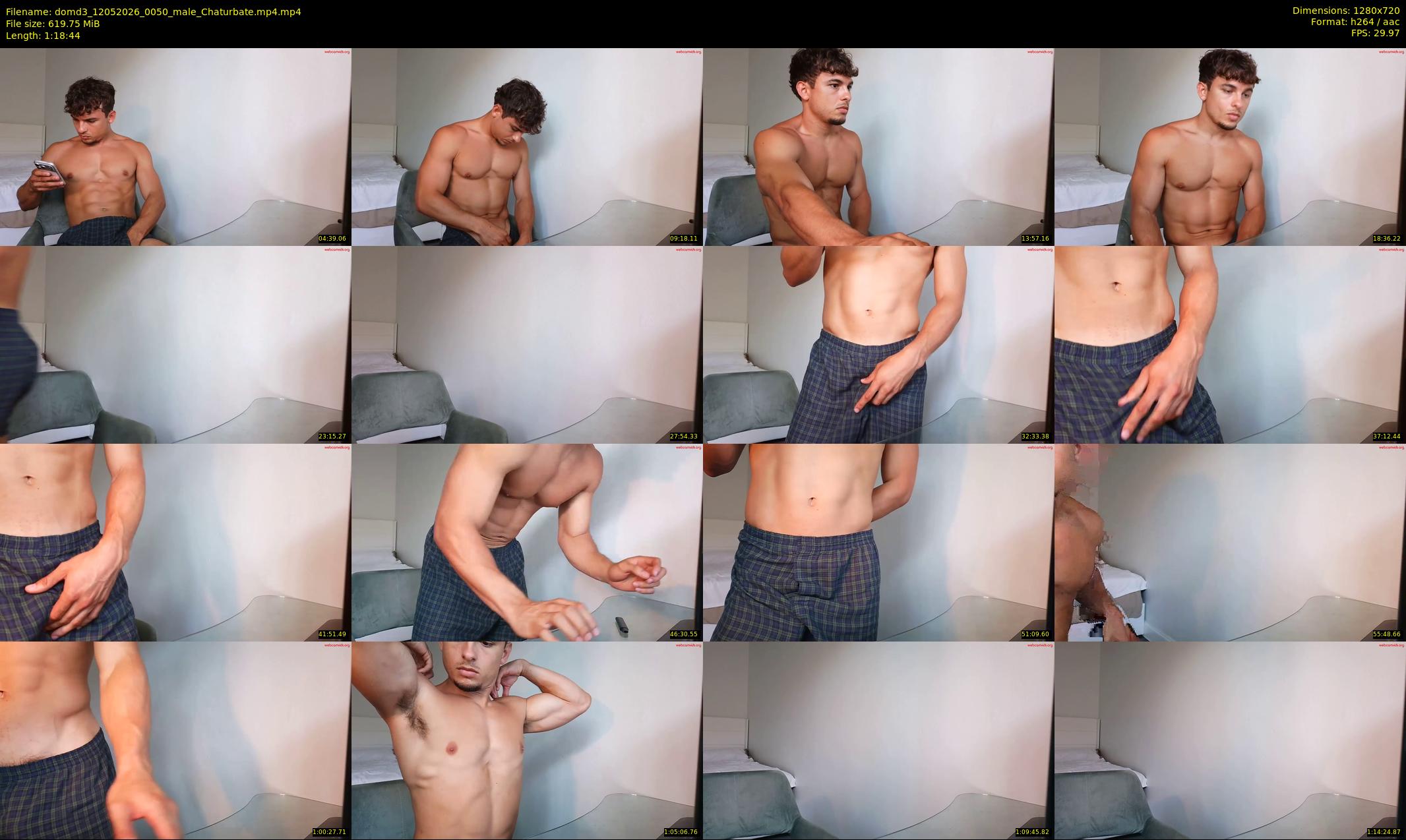 domd3 — 79 minute Chaturbate male cam show recording, 720p, May 12, 2026