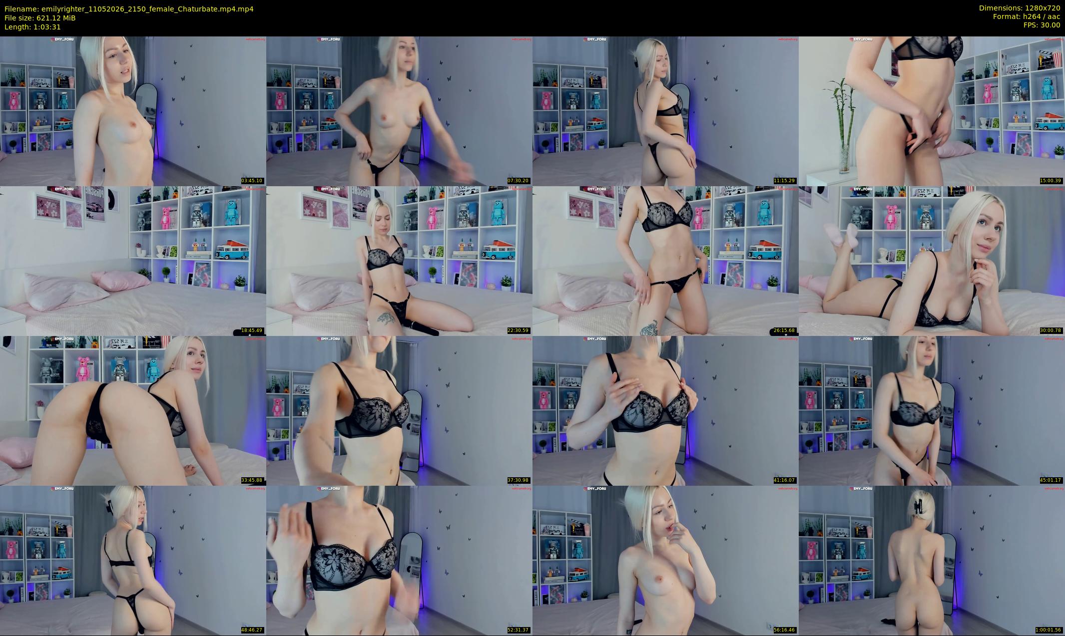 emilyrighter — 64 minute Chaturbate female cam show recording, 720p, May 11, 2026