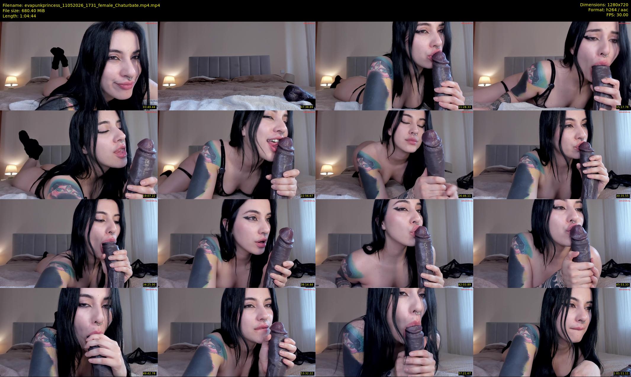 evapunkprincess — 65 minute Chaturbate female cam show recording, 720p, May 11, 2026