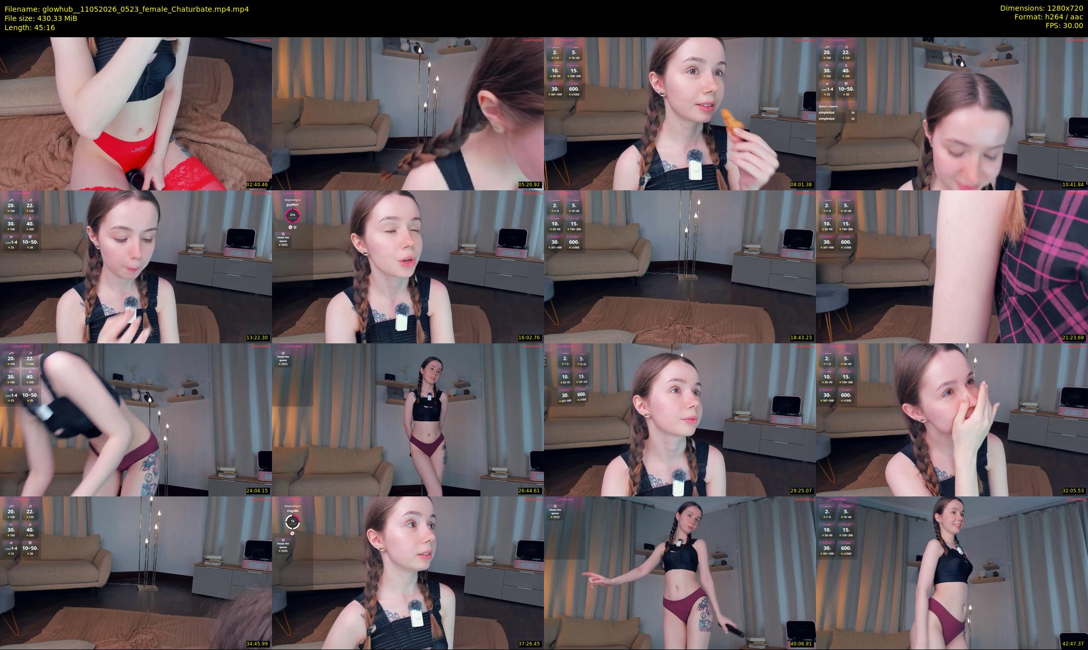 glowhub_ — 46 minute Chaturbate female cam show recording, 720p, May 11, 2026