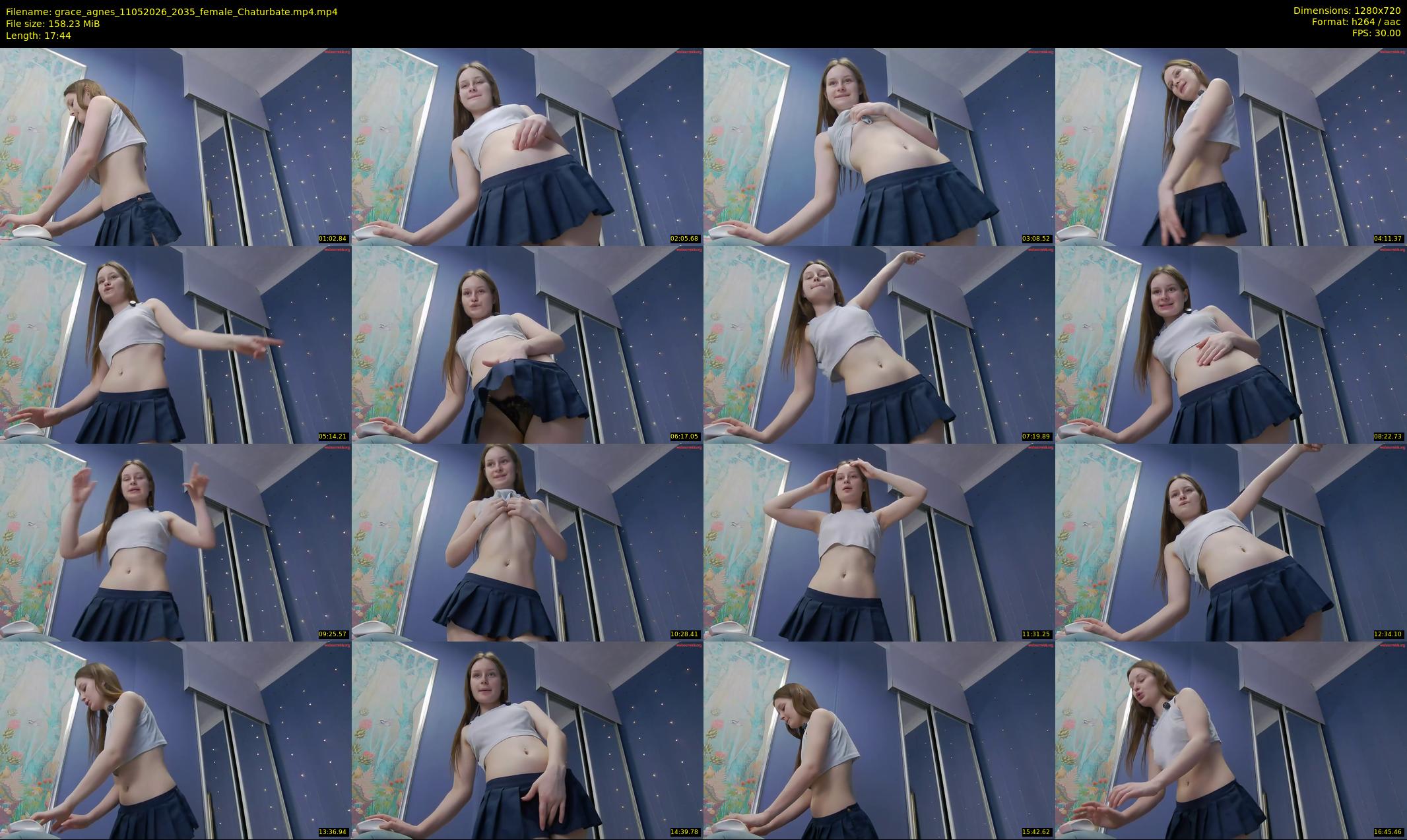 grace_agnes — 18 minute Chaturbate female cam show recording, 720p, May 11, 2026