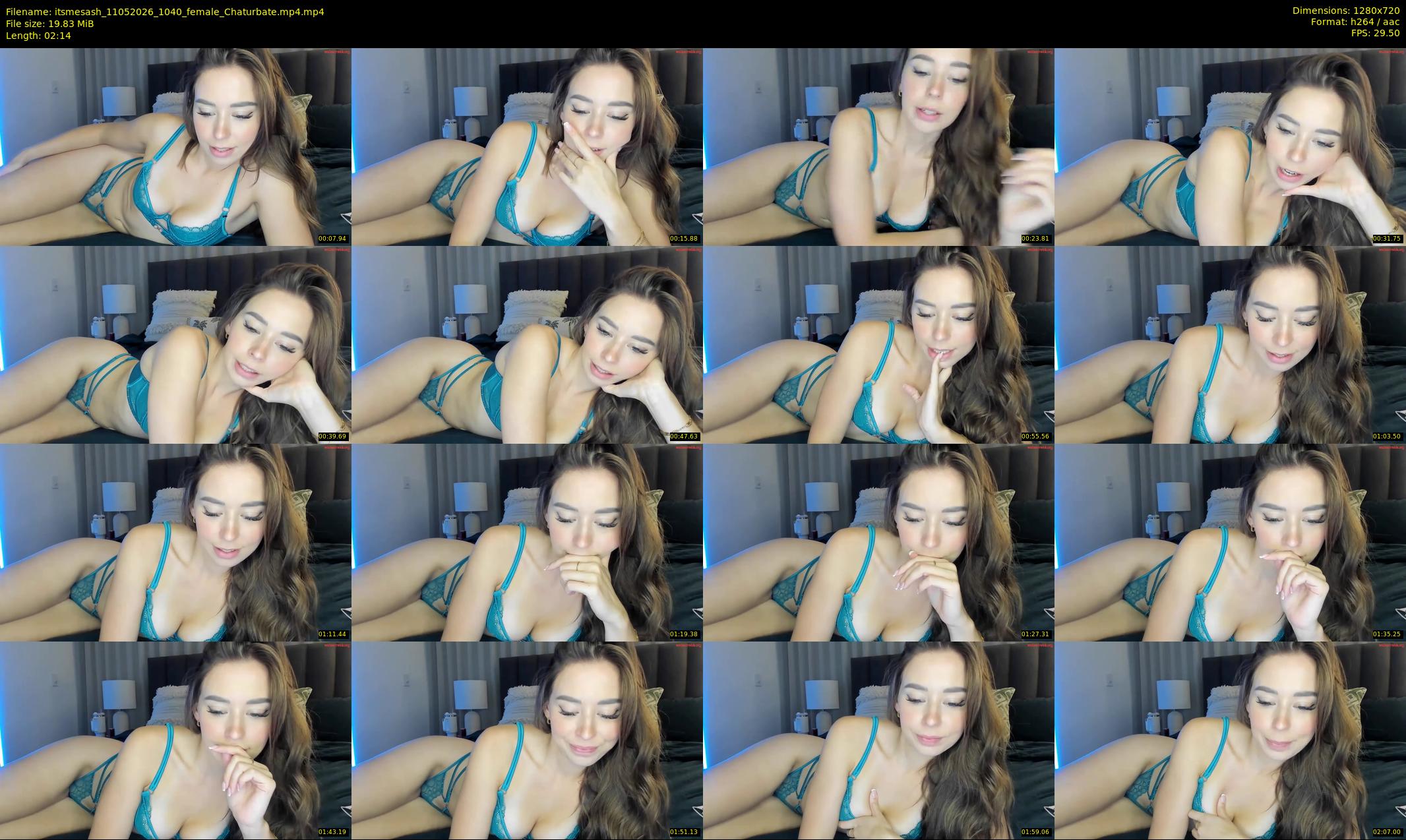 itsmesash — 3 minute Chaturbate female cam show recording, 720p, May 11, 2026