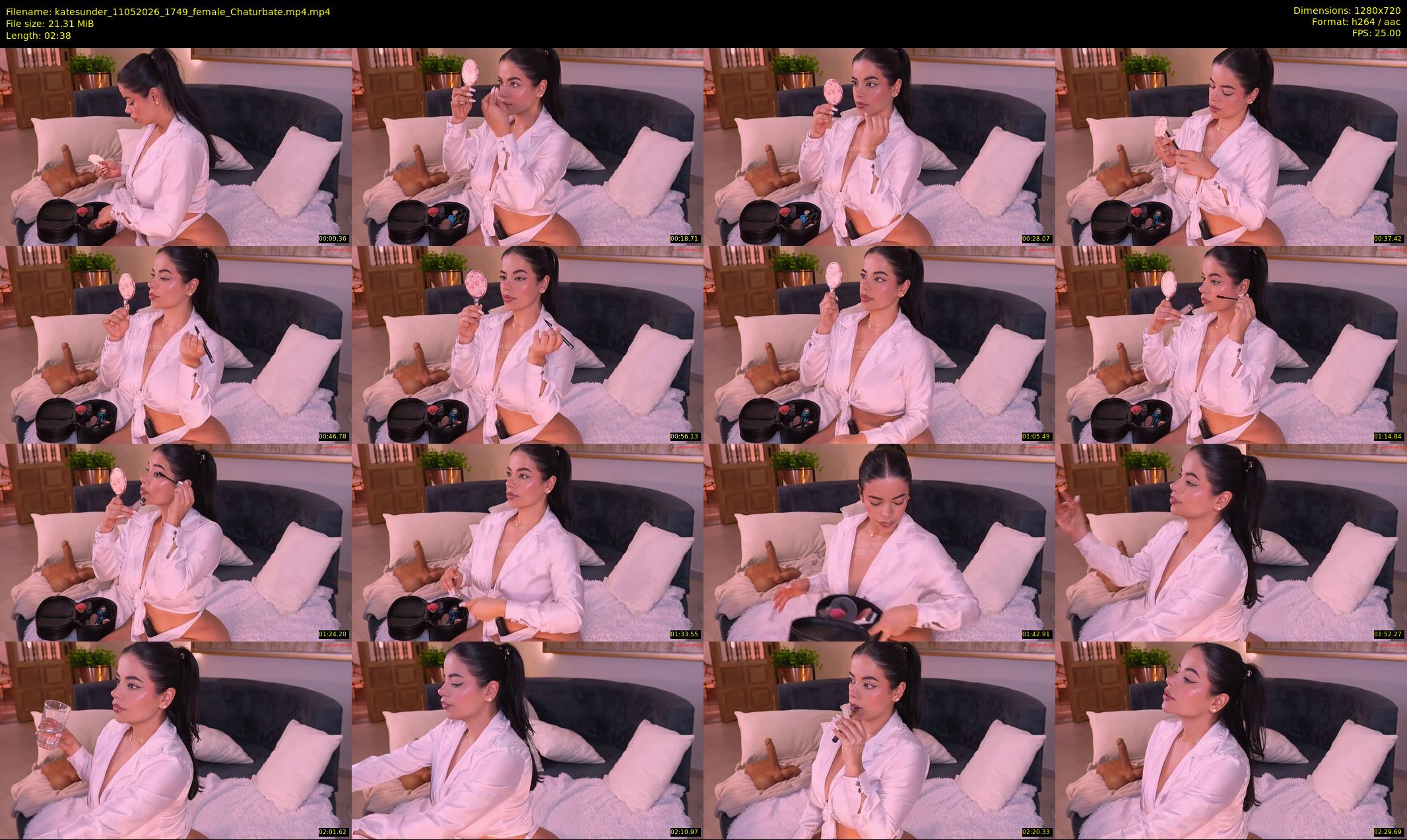 katesunder — 3 minute Chaturbate female cam show recording, 720p, May 11, 2026