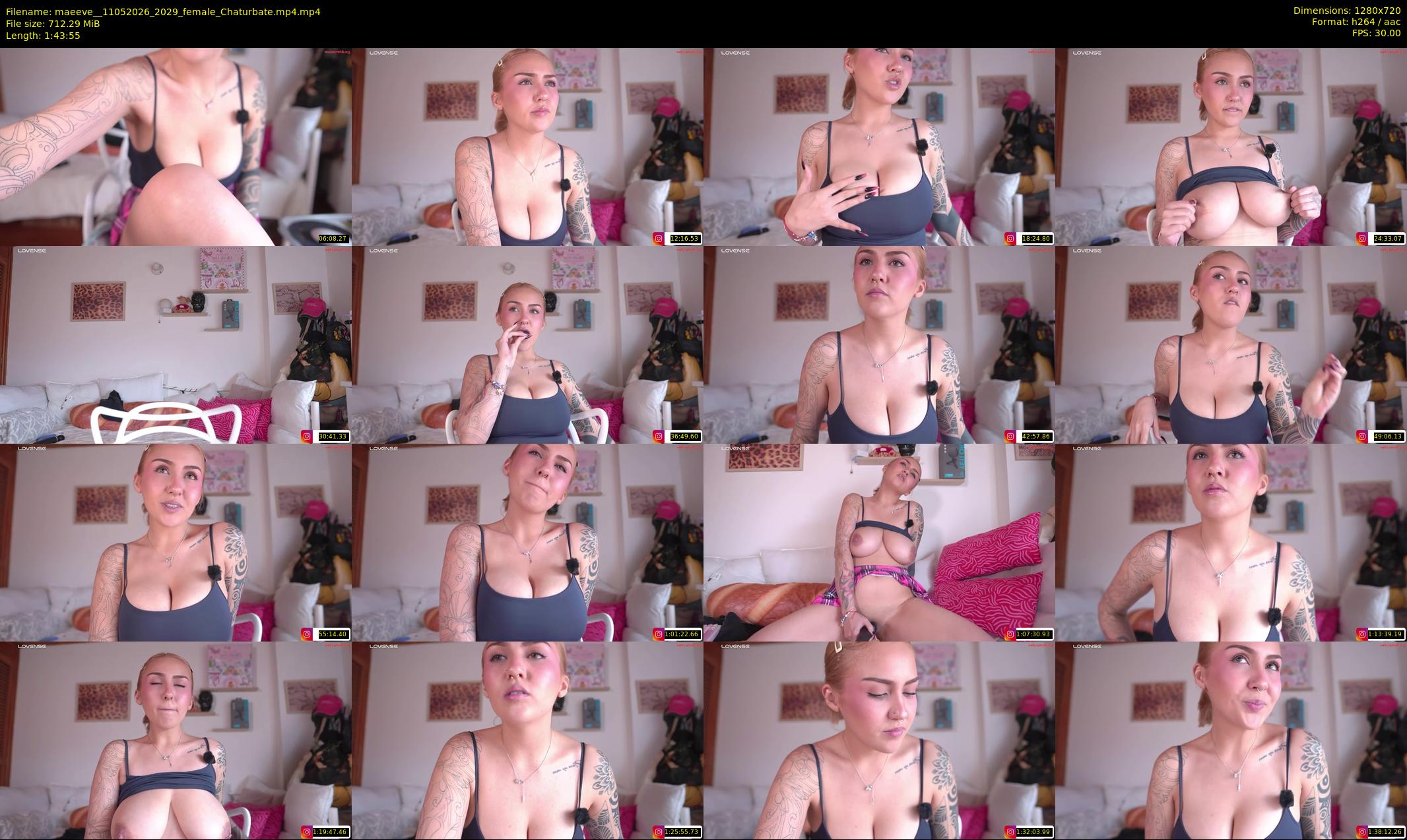maeeve_ — 104 minute Chaturbate female cam show recording, 720p, May 11, 2026