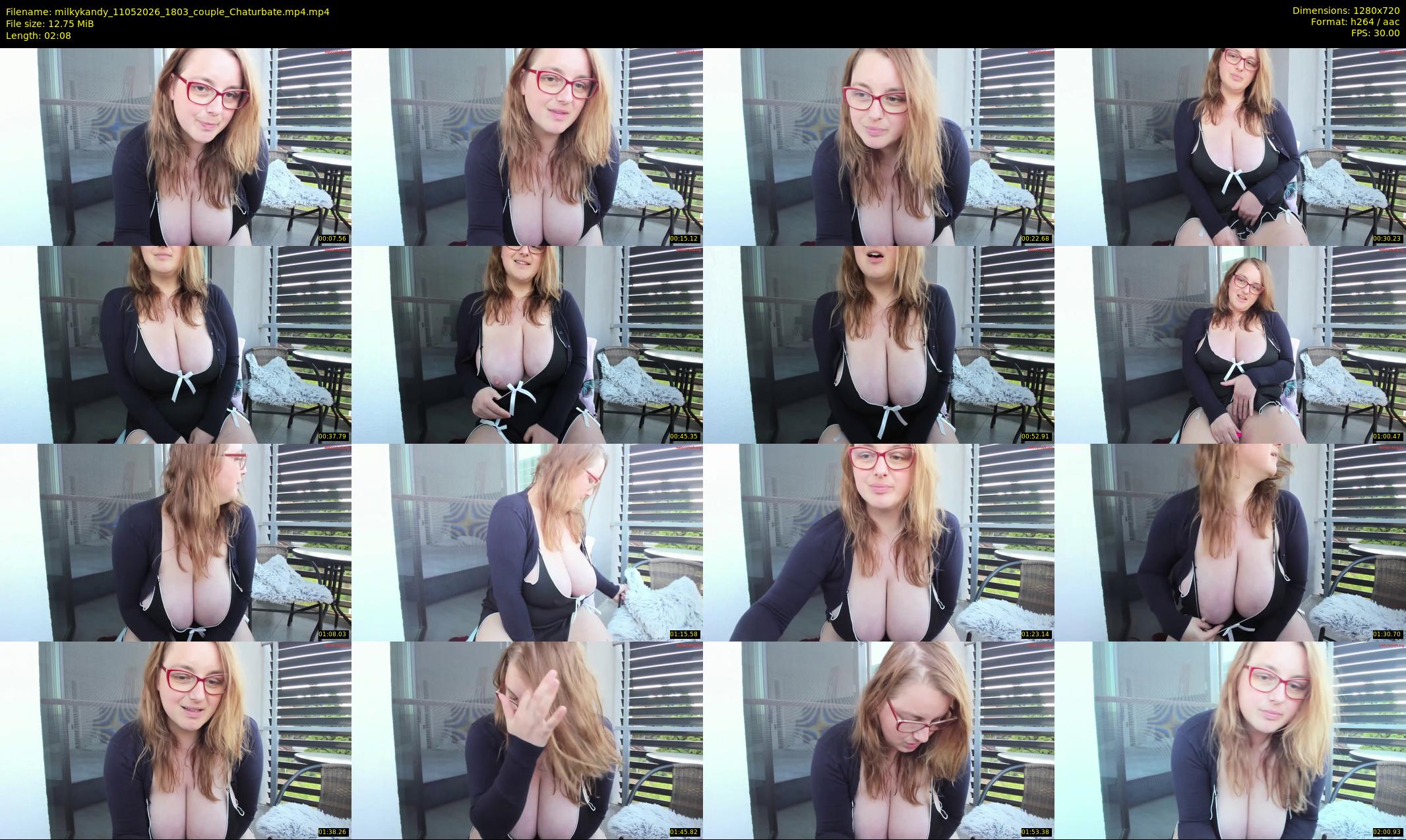 milkykandy — 3 minute Chaturbate female cam show recording, 720p, May 11, 2026