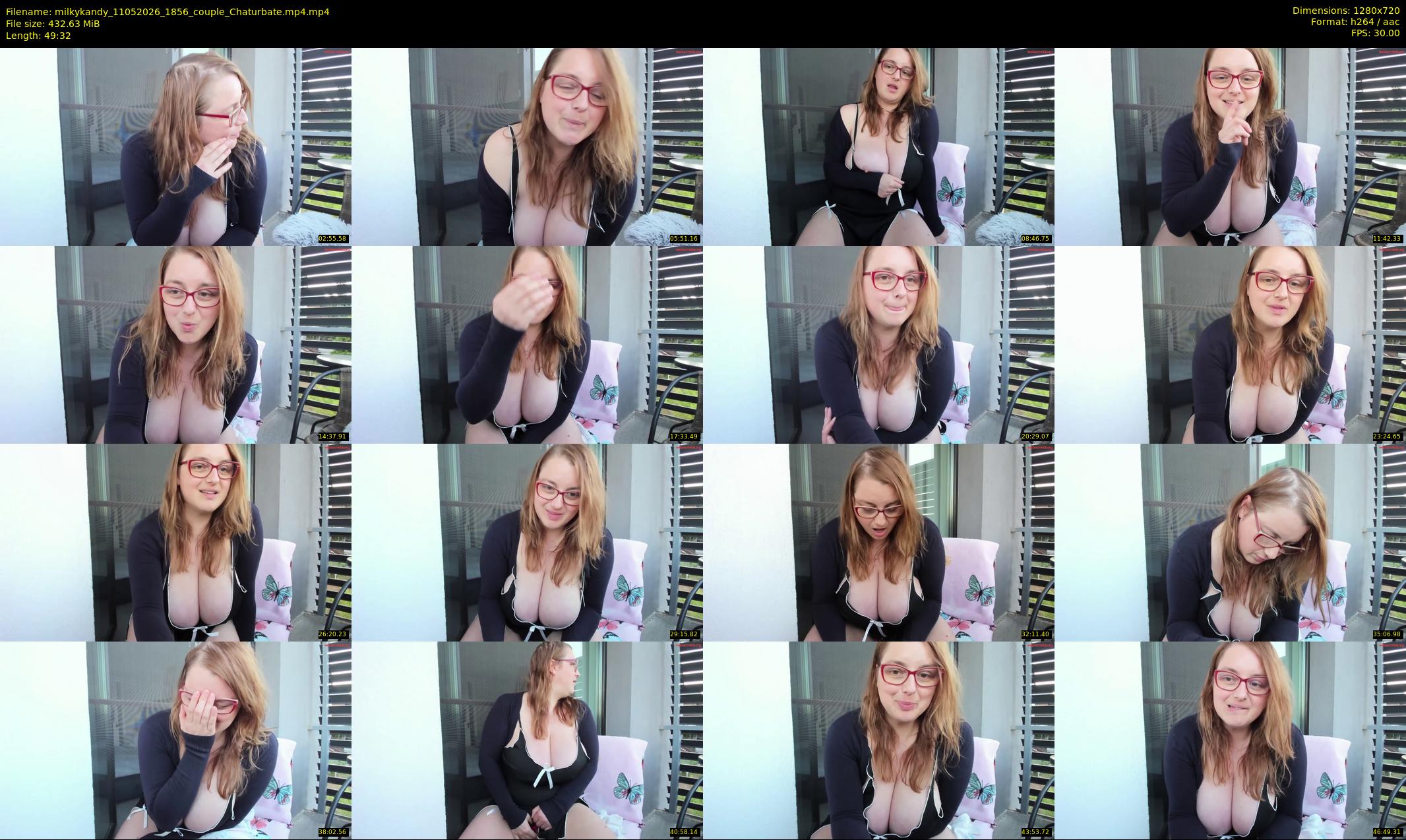 milkykandy — 50 minute Chaturbate female cam show recording, 720p, May 11, 2026
