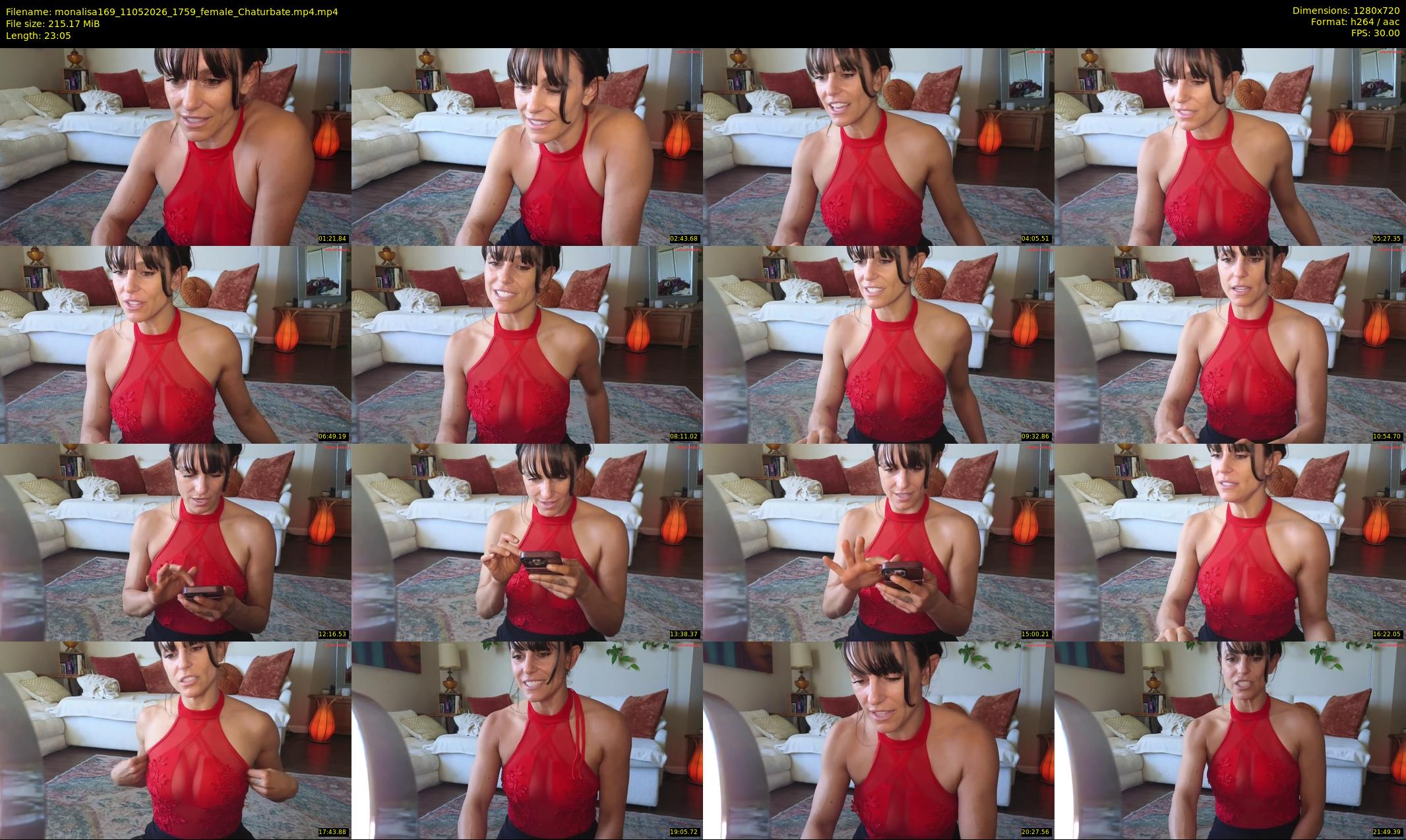 monalisa169 — 24 minute Chaturbate female cam show recording, 720p, May 11, 2026