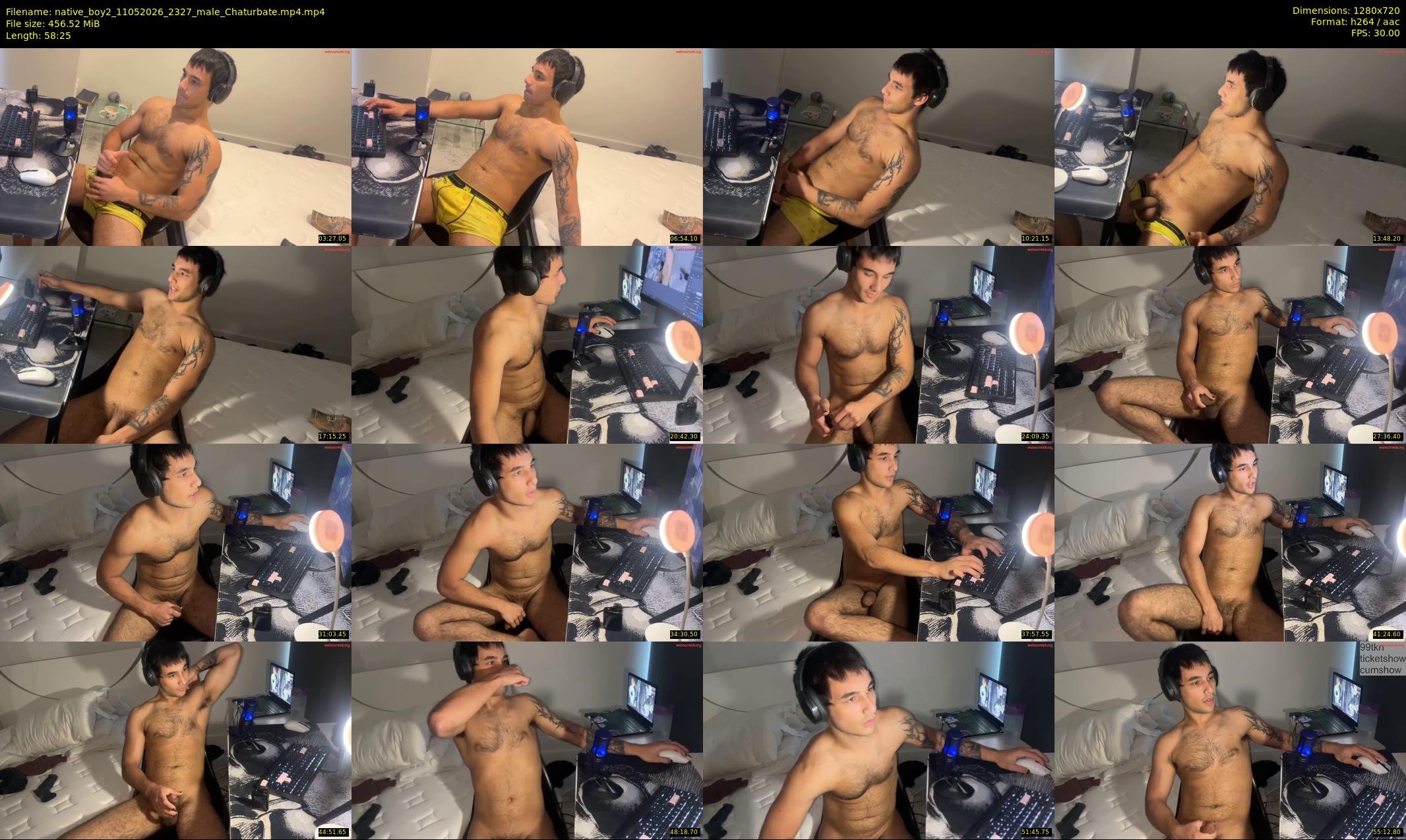 native_boy2 — 59 minute Chaturbate male cam show recording, 720p, May 11, 2026