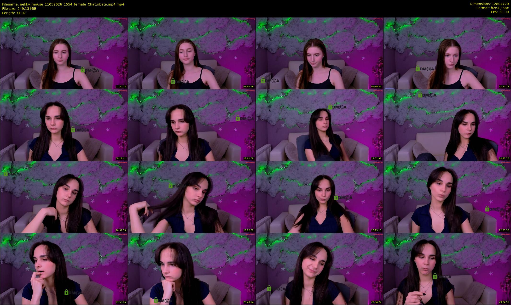 nekky_mouse — 32 minute Chaturbate female cam show recording, 720p, May 11, 2026