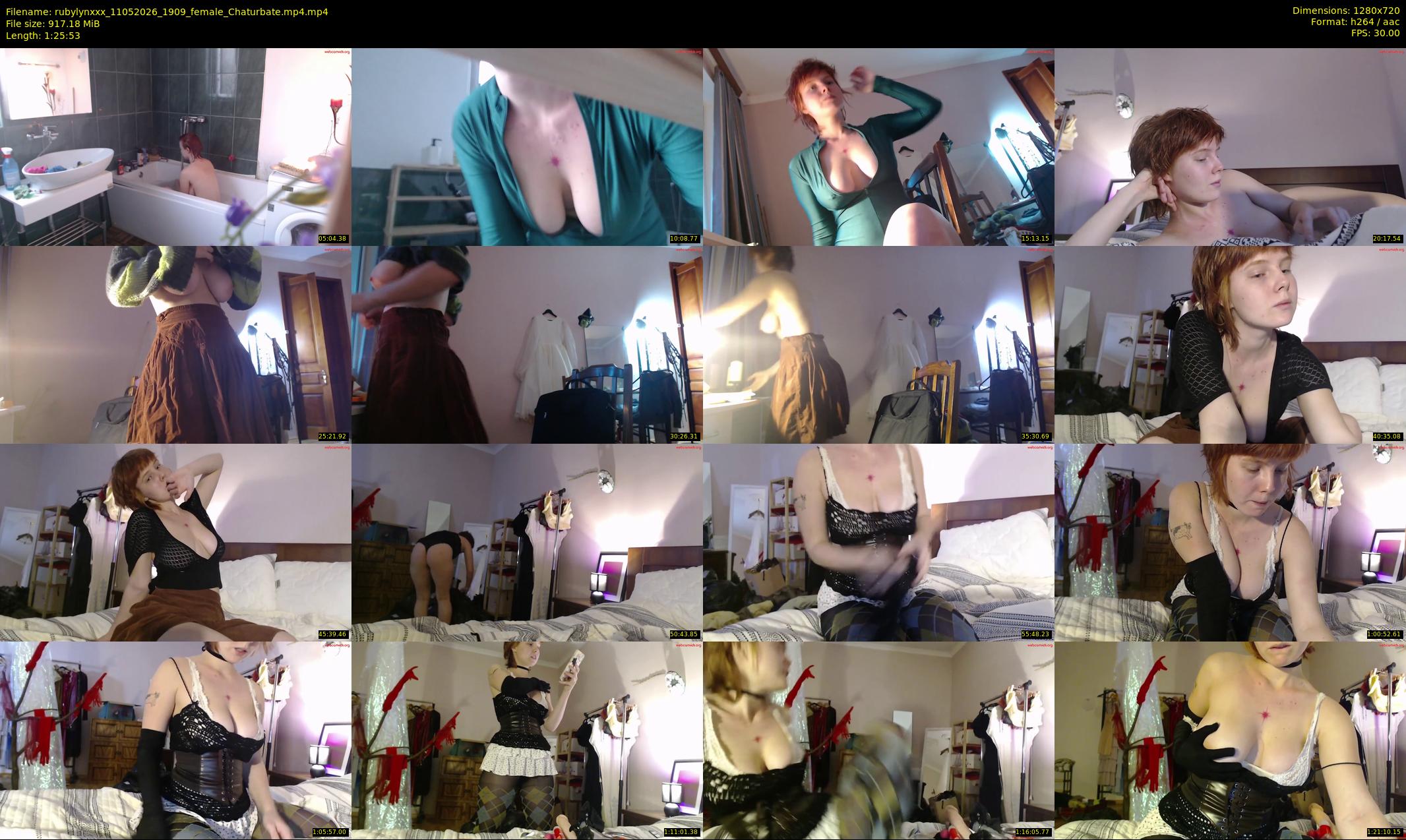 rubylynxxx — 86 minute Chaturbate female cam show recording, 720p, May 11, 2026