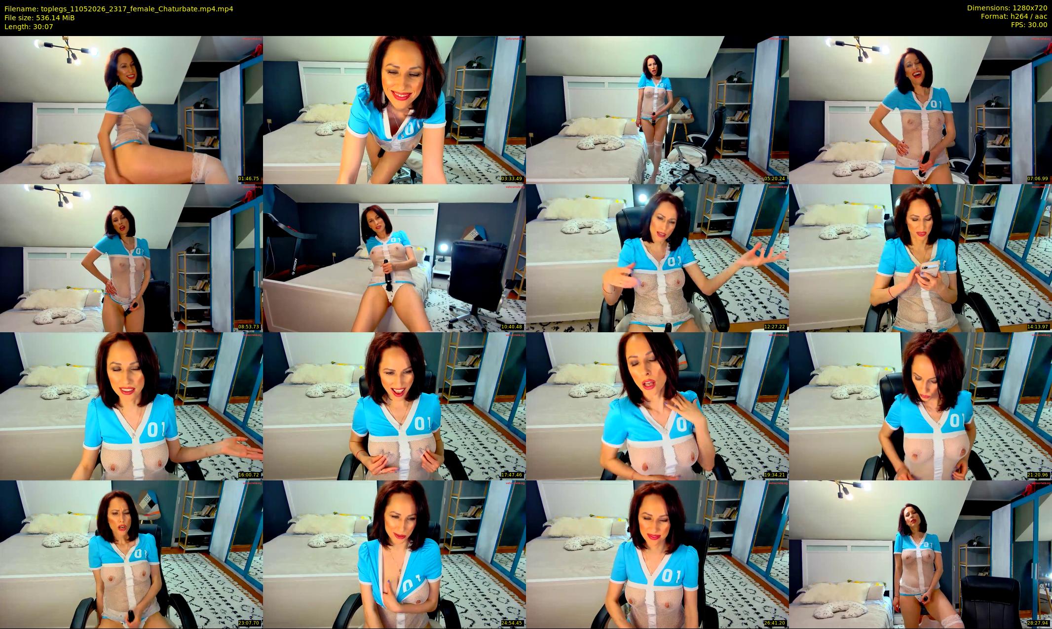 toplegs — 31 minute Chaturbate female cam show recording, 720p, May 11, 2026
