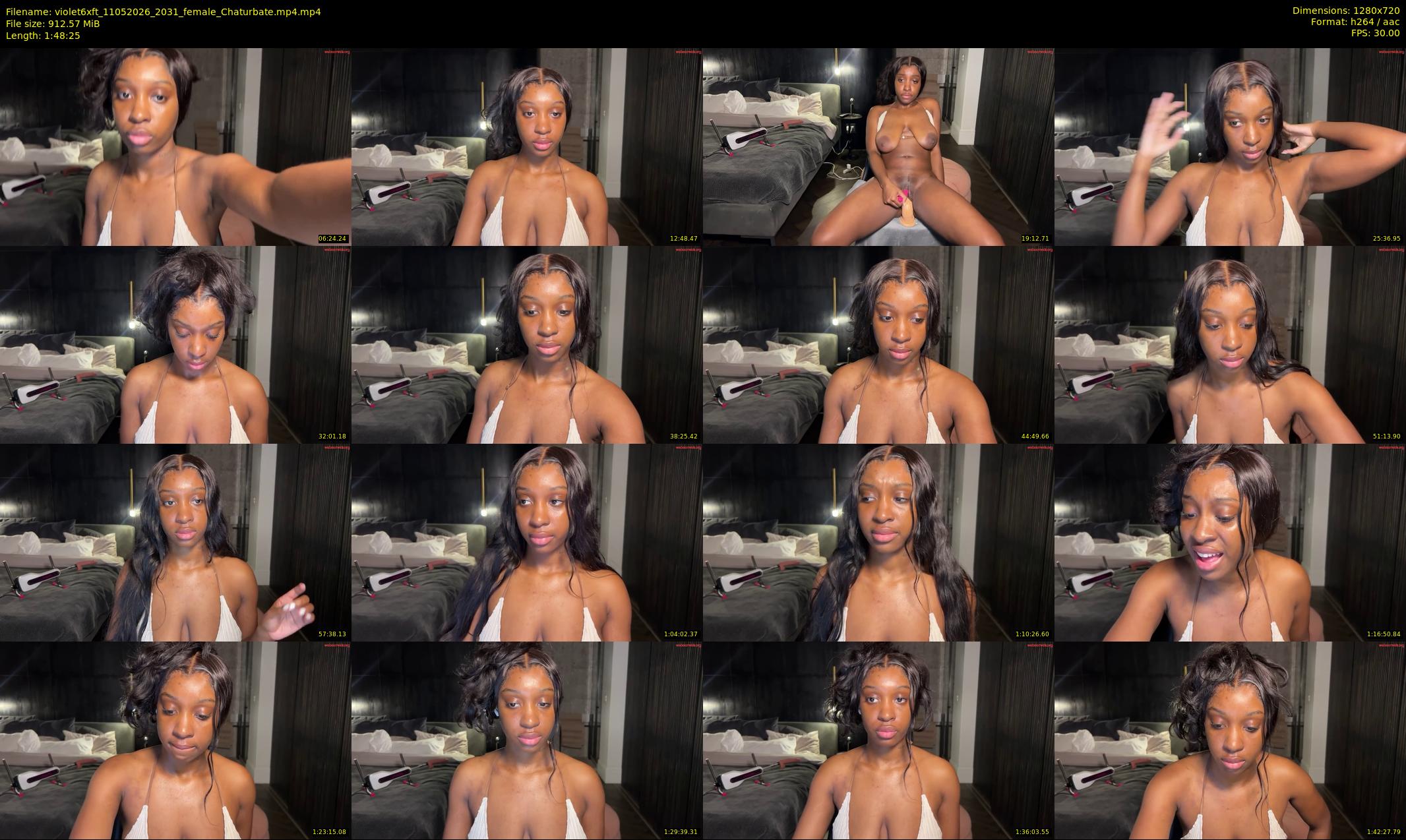 violet6xft — 109 minute Chaturbate female cam show recording, 720p, May 11, 2026