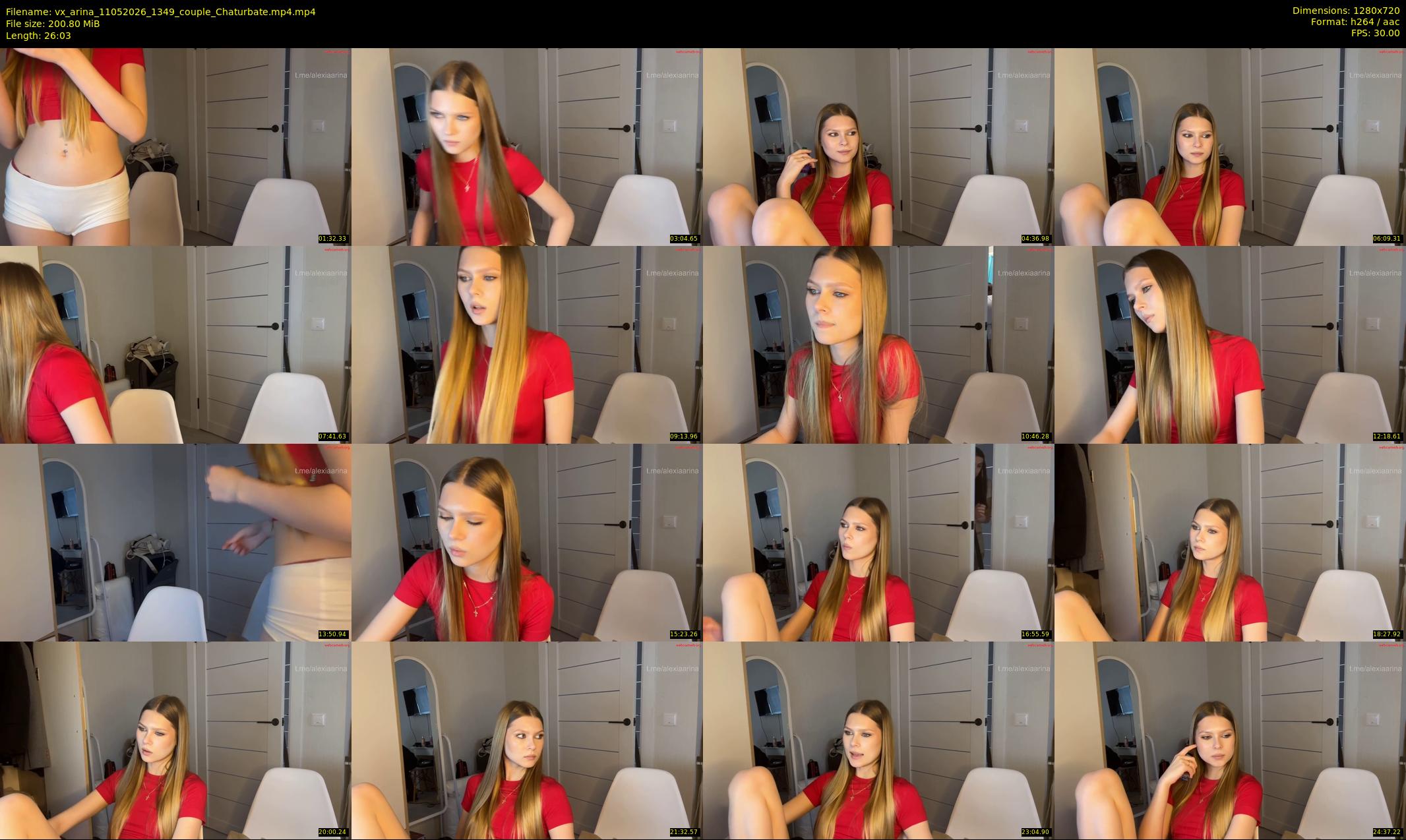 vx_arina — 27 minute Chaturbate female cam show recording, 720p, May 11, 2026