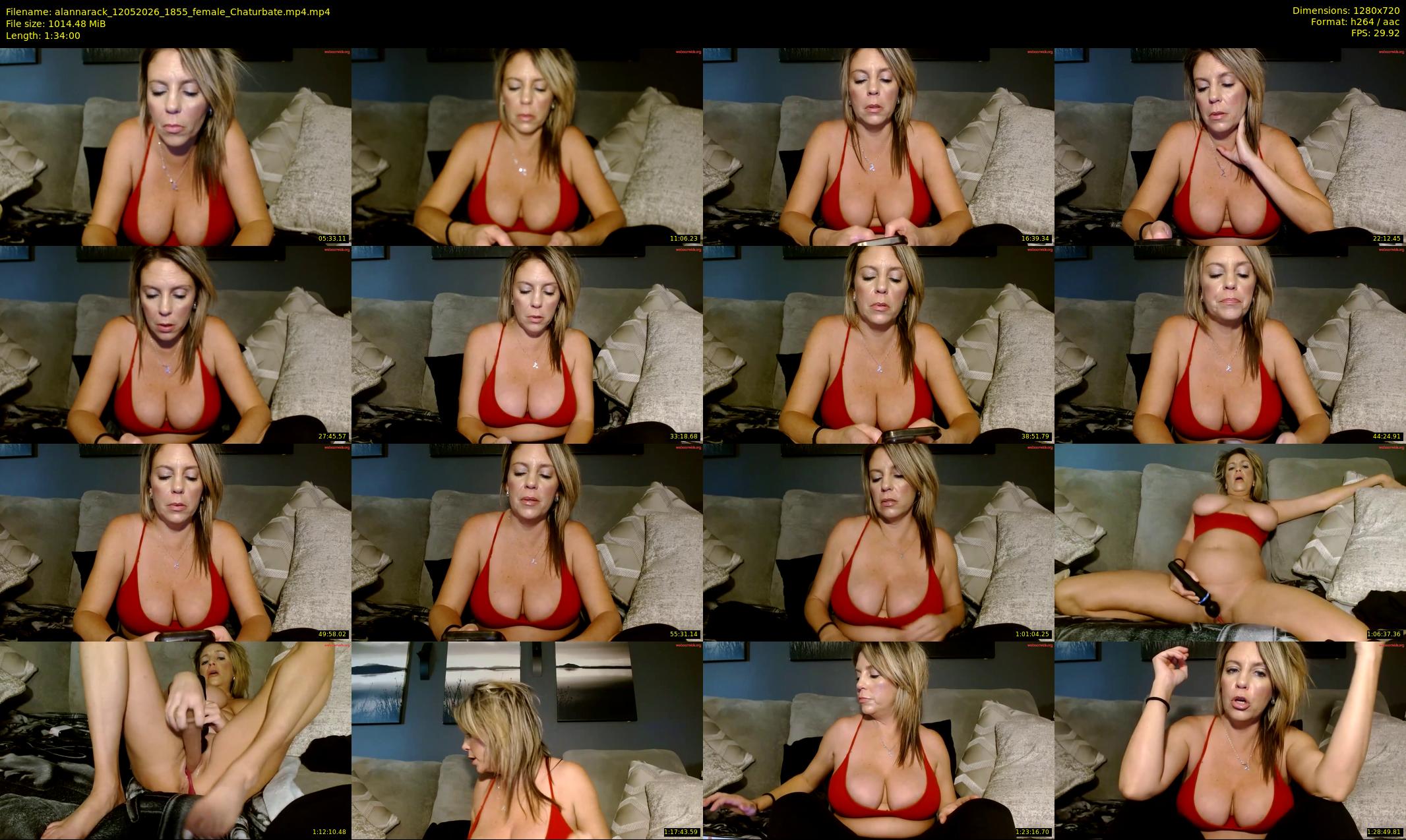 alannarack — 94 minute Chaturbate female cam show recording, 720p, May 12, 2026