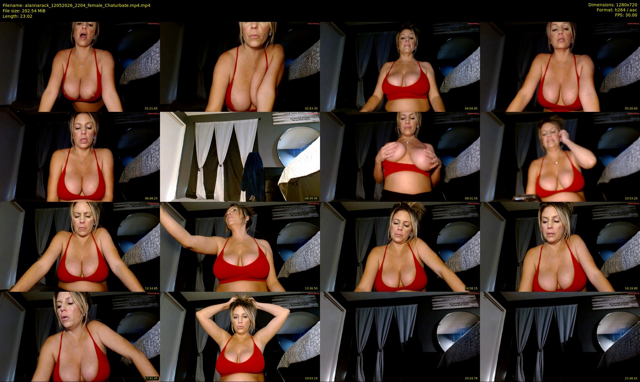 alannarack — 24 minute Chaturbate female cam show recording, 720p, May 12, 2026