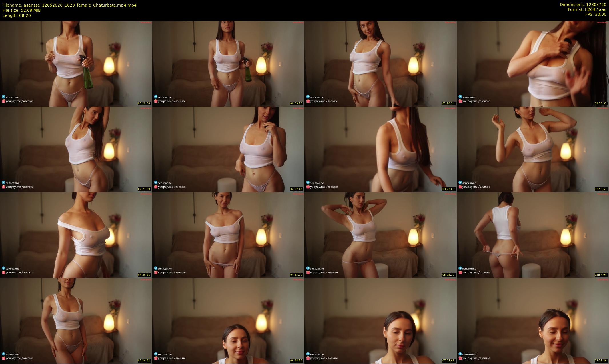 asensse — 9 minute Chaturbate female cam show recording, 720p, May 12, 2026