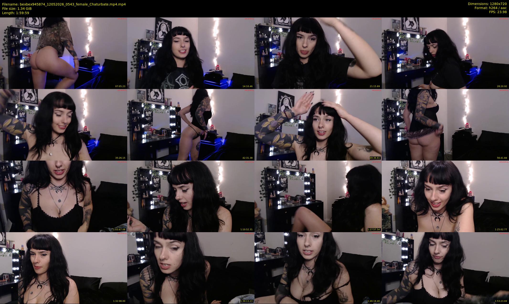 bexbex945874 — 120 minute Chaturbate female cam show recording, 720p, May 12, 2026