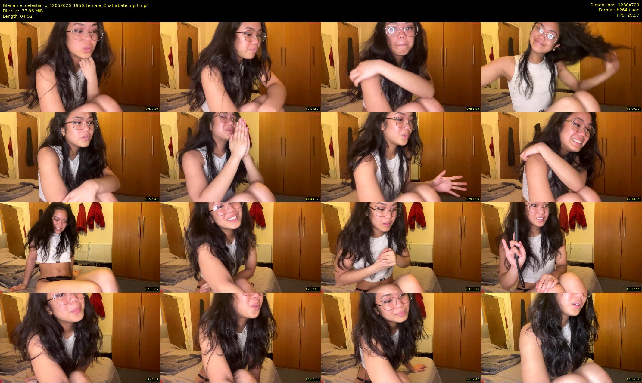 celestial_x — 5 minute Chaturbate female cam show recording, 720p, May 12, 2026