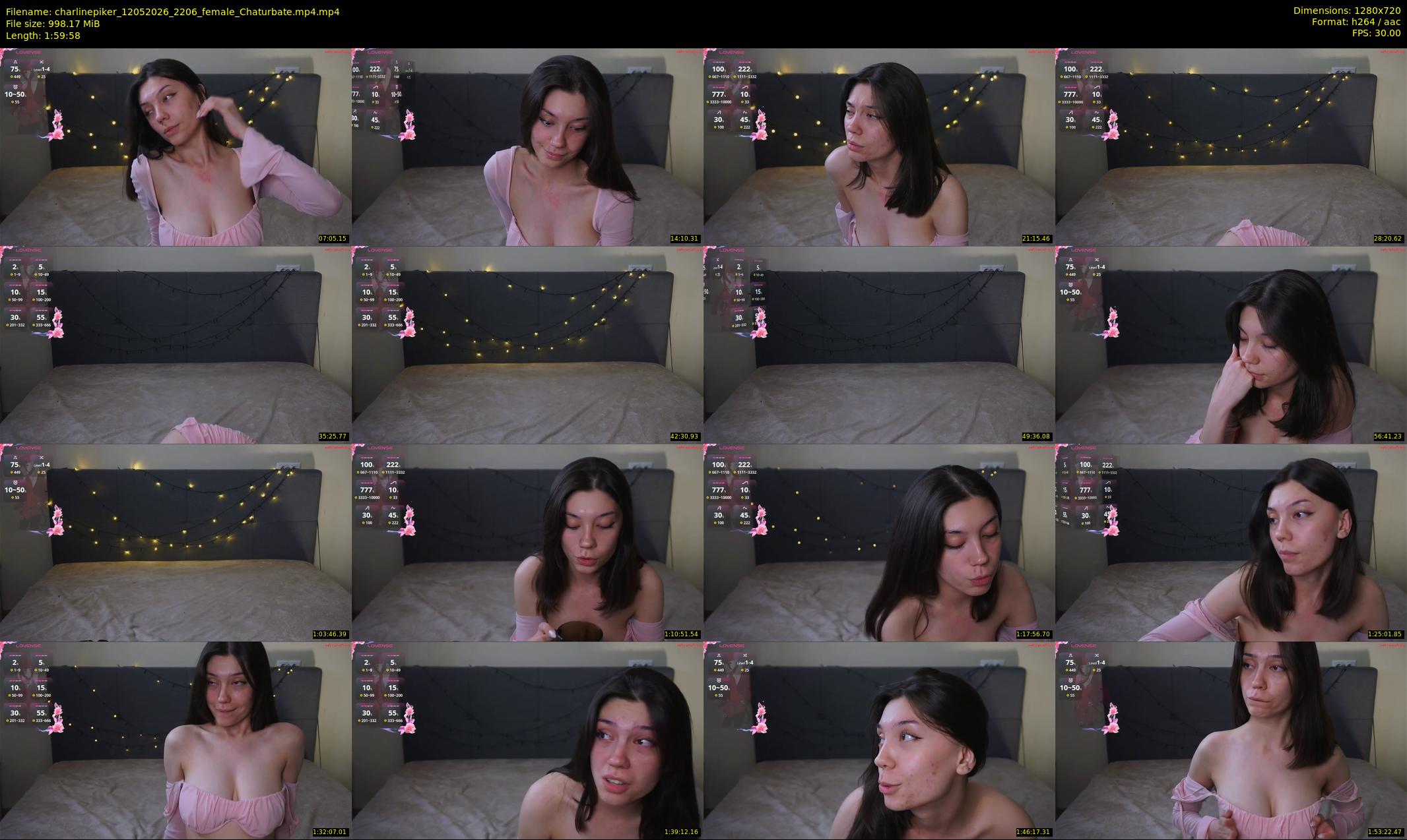 charlinepiker — 120 minute Chaturbate female cam show recording, 720p, May 12, 2026