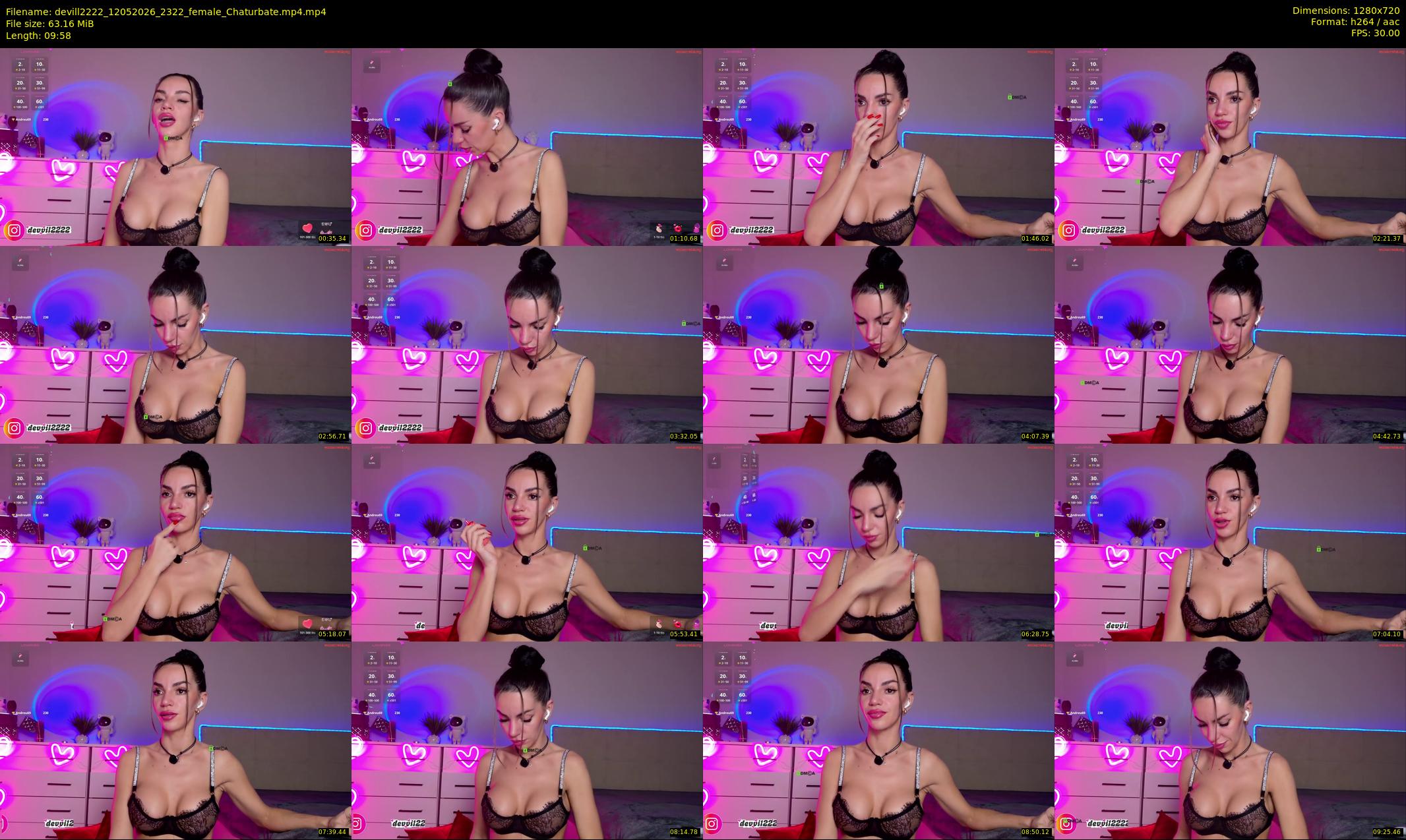 devill2222 — 10 minute Chaturbate female cam show recording, 720p, May 12, 2026