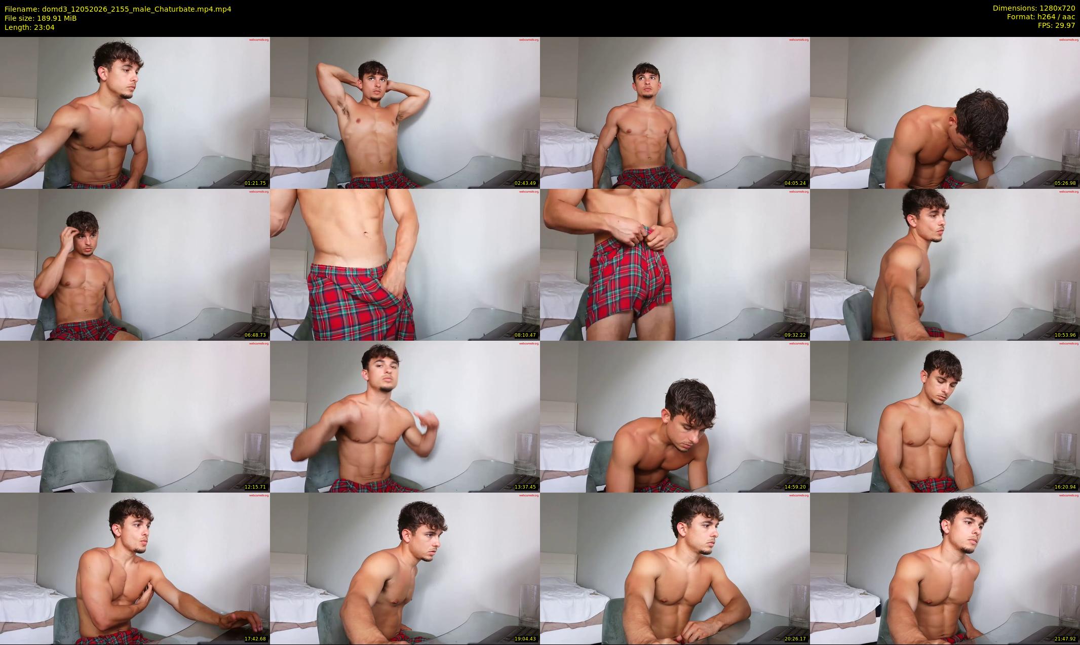 domd3 — 24 minute Chaturbate male cam show recording, 720p, May 12, 2026