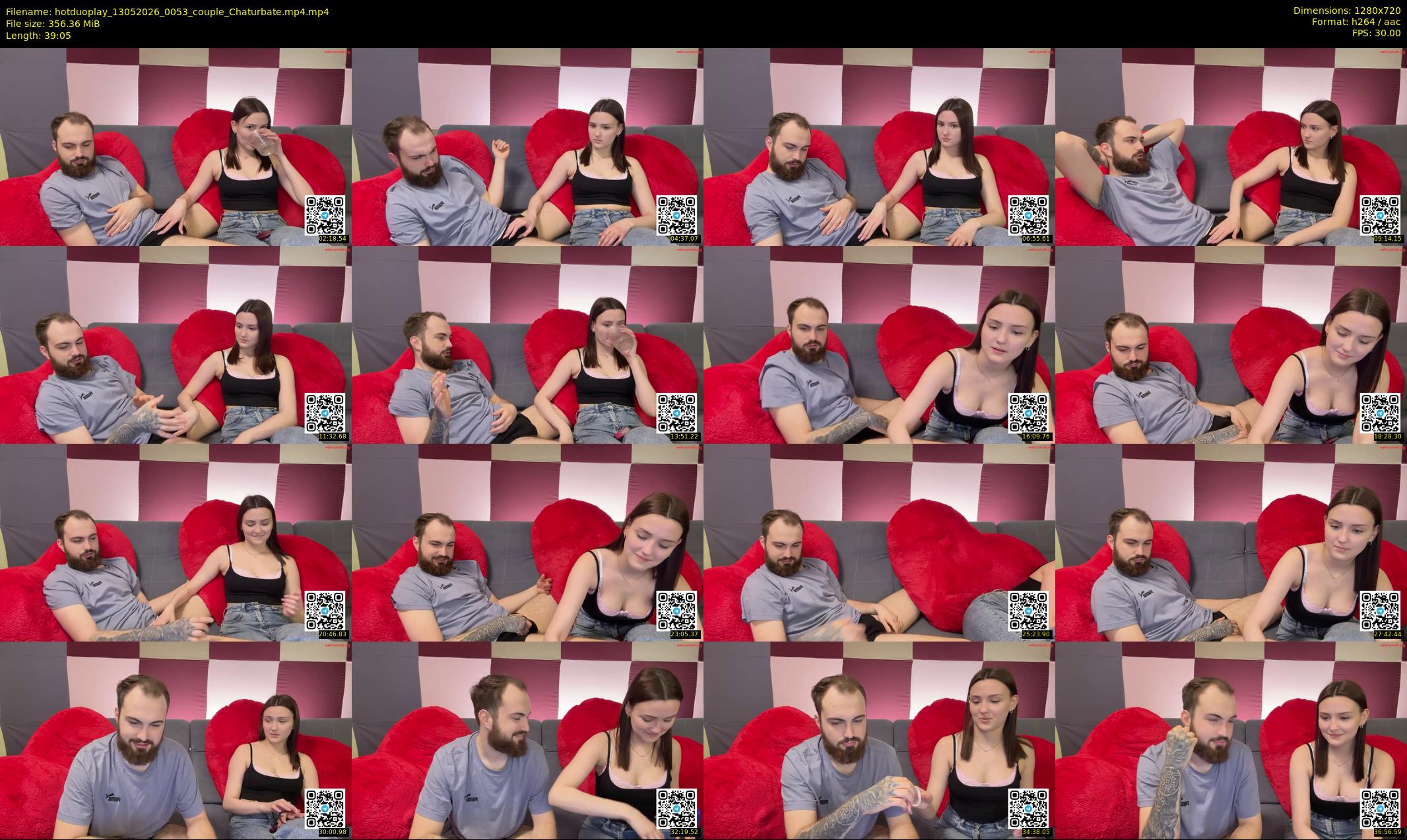 hotduoplay — 40 minute Chaturbate couple cam show recording, 720p, May 13, 2026