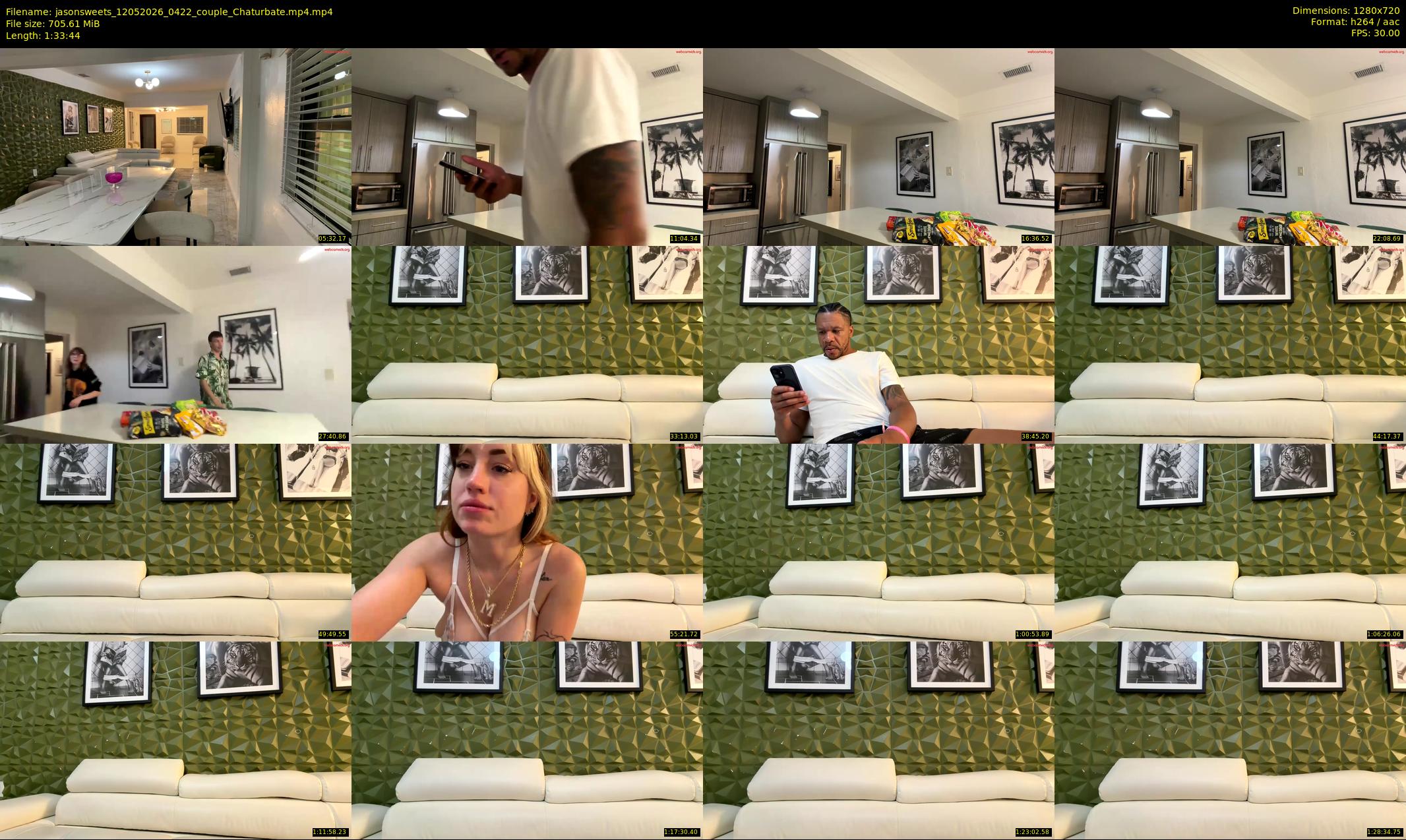 jasonsweets — 94 minute Chaturbate couple cam show recording, 720p, May 12, 2026