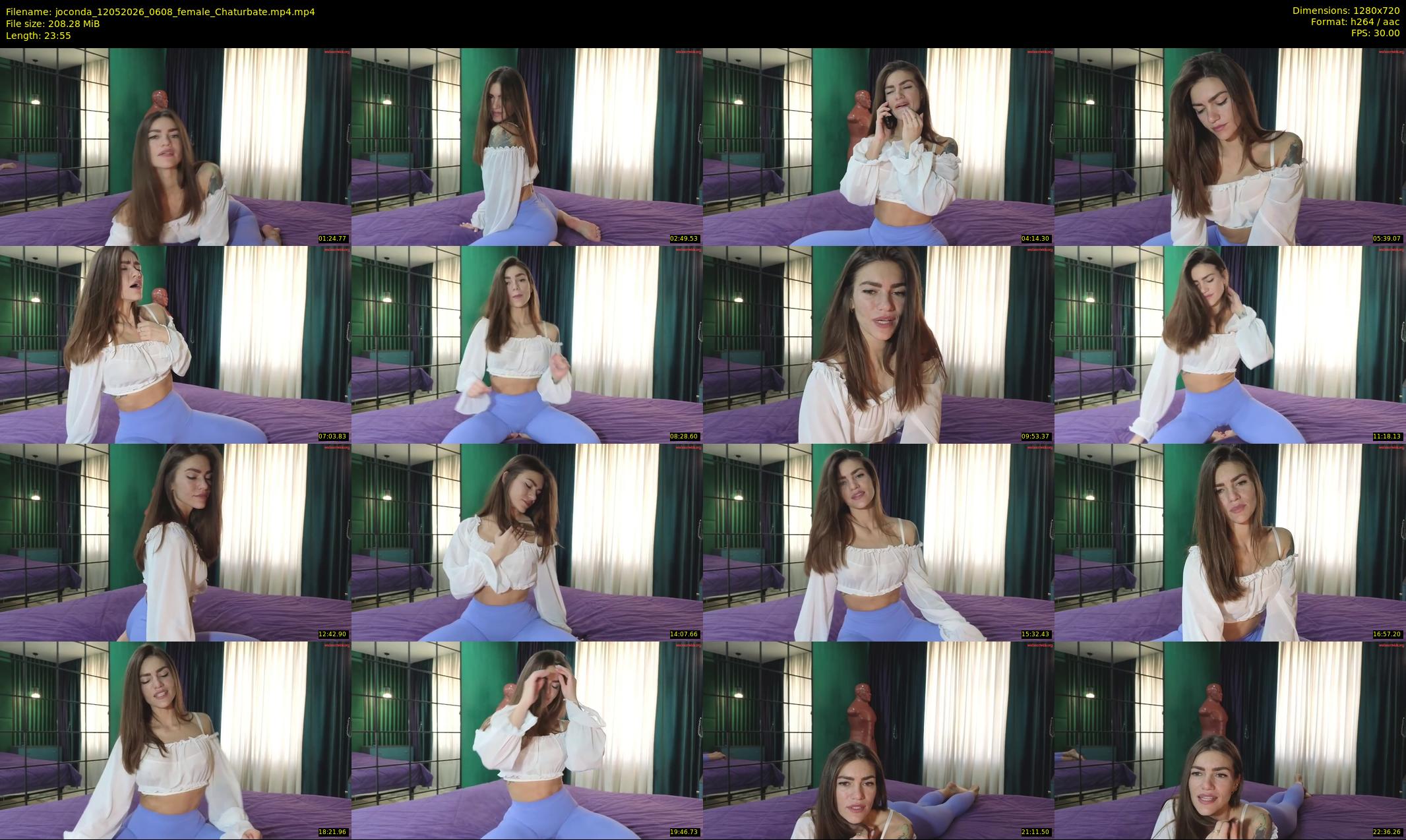 joconda — 24 minute Chaturbate female cam show recording, 720p, May 12, 2026