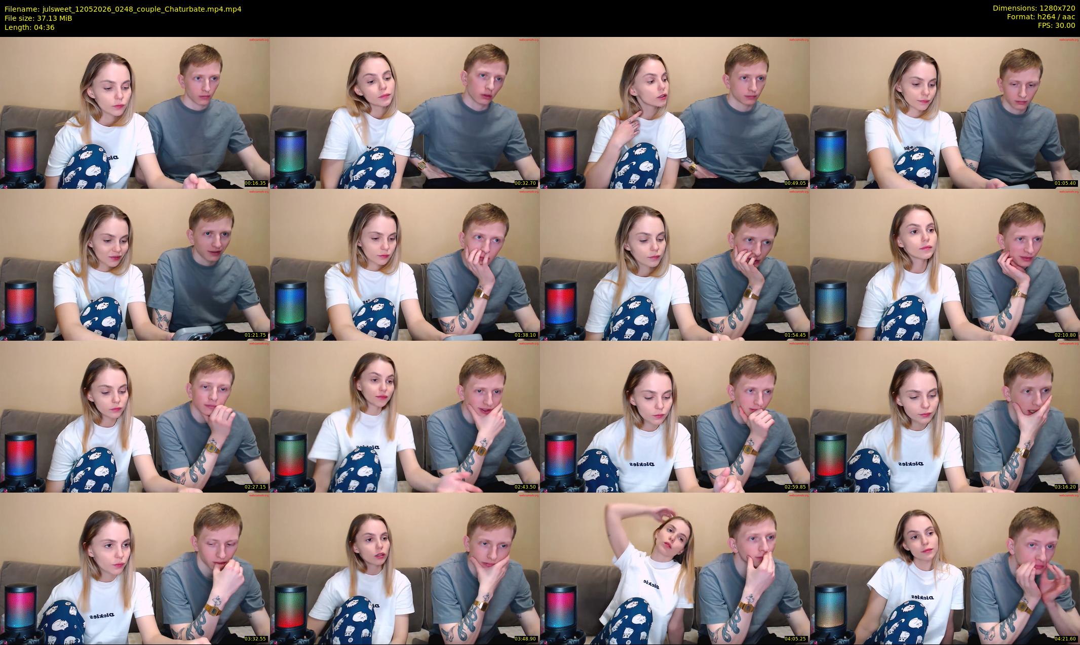 julsweet — 5 minute Chaturbate male cam show recording, 720p, May 12, 2026