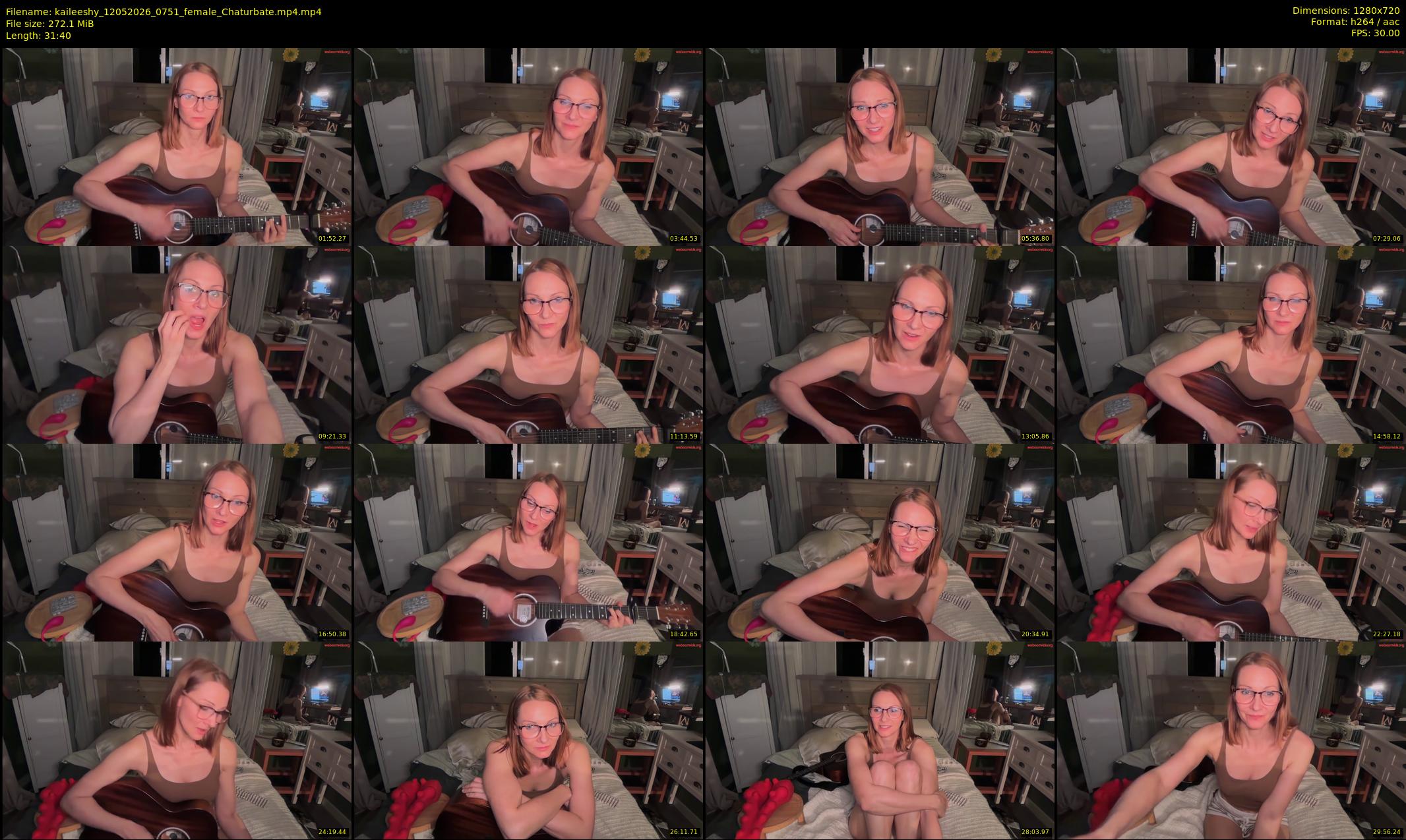 kaileeshy — 32 minute Chaturbate female cam show recording, 720p, May 12, 2026