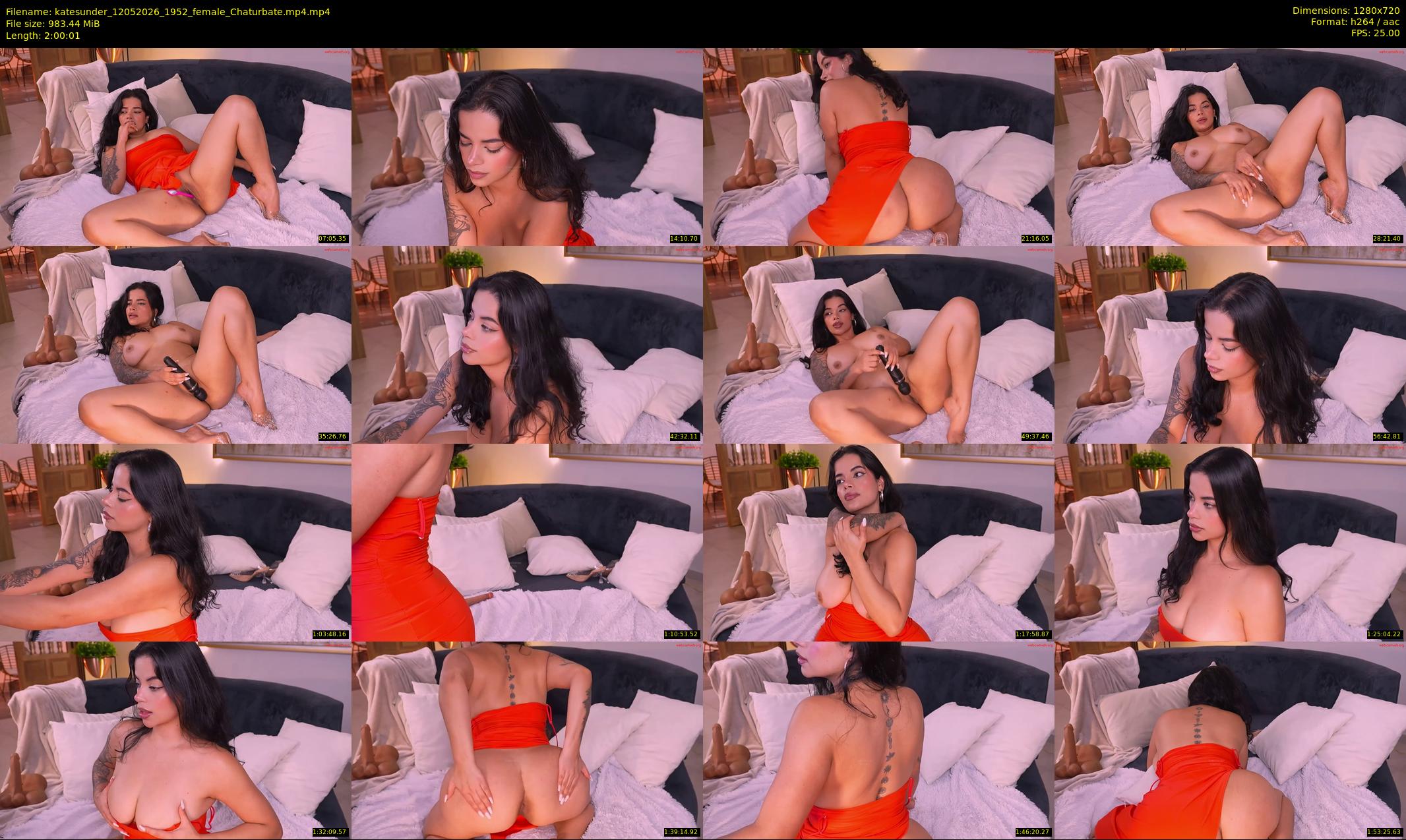 katesunder — 121 minute Chaturbate female cam show recording, 720p, May 12, 2026
