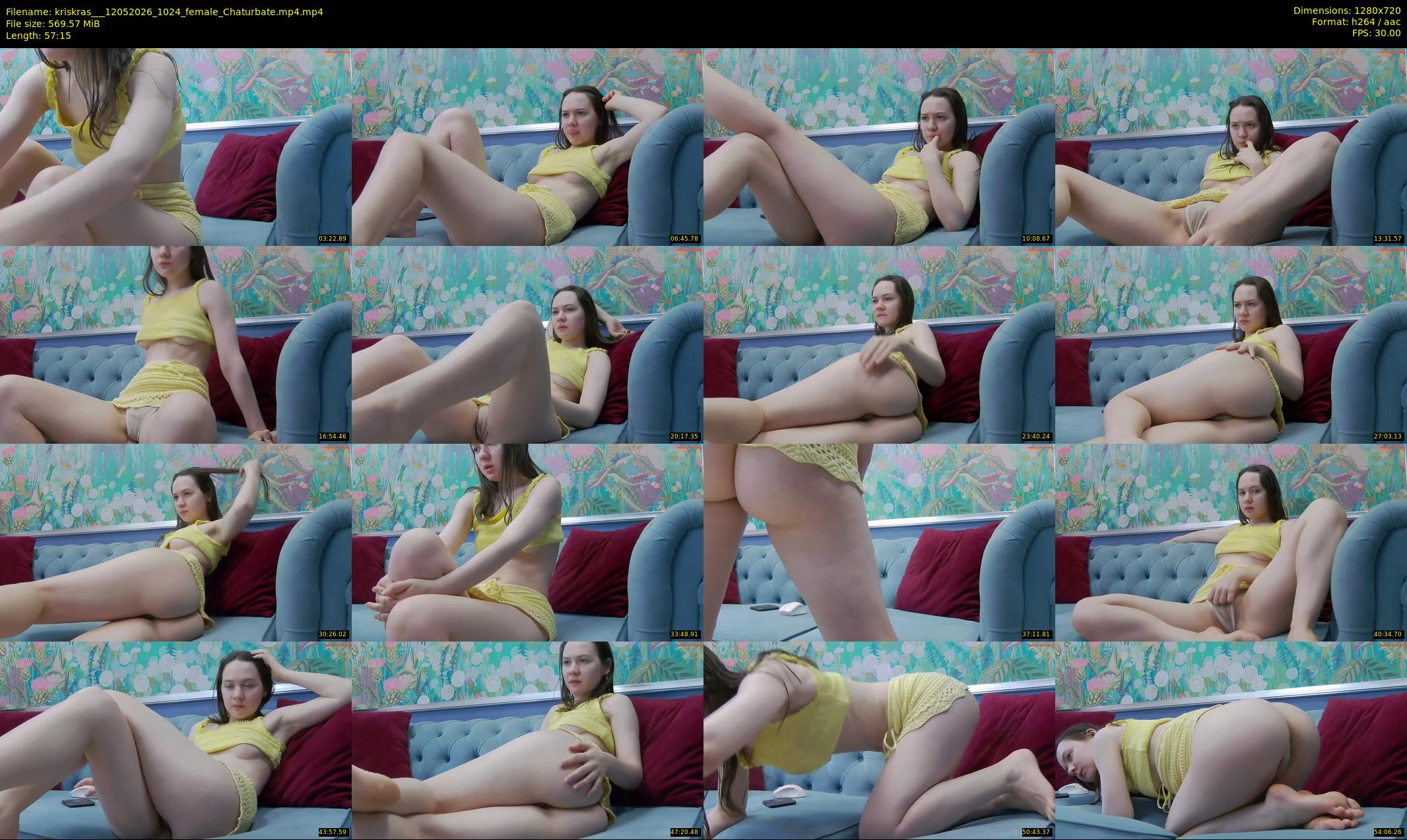 kriskras__ — 58 minute Chaturbate female cam show recording, 720p, May 12, 2026