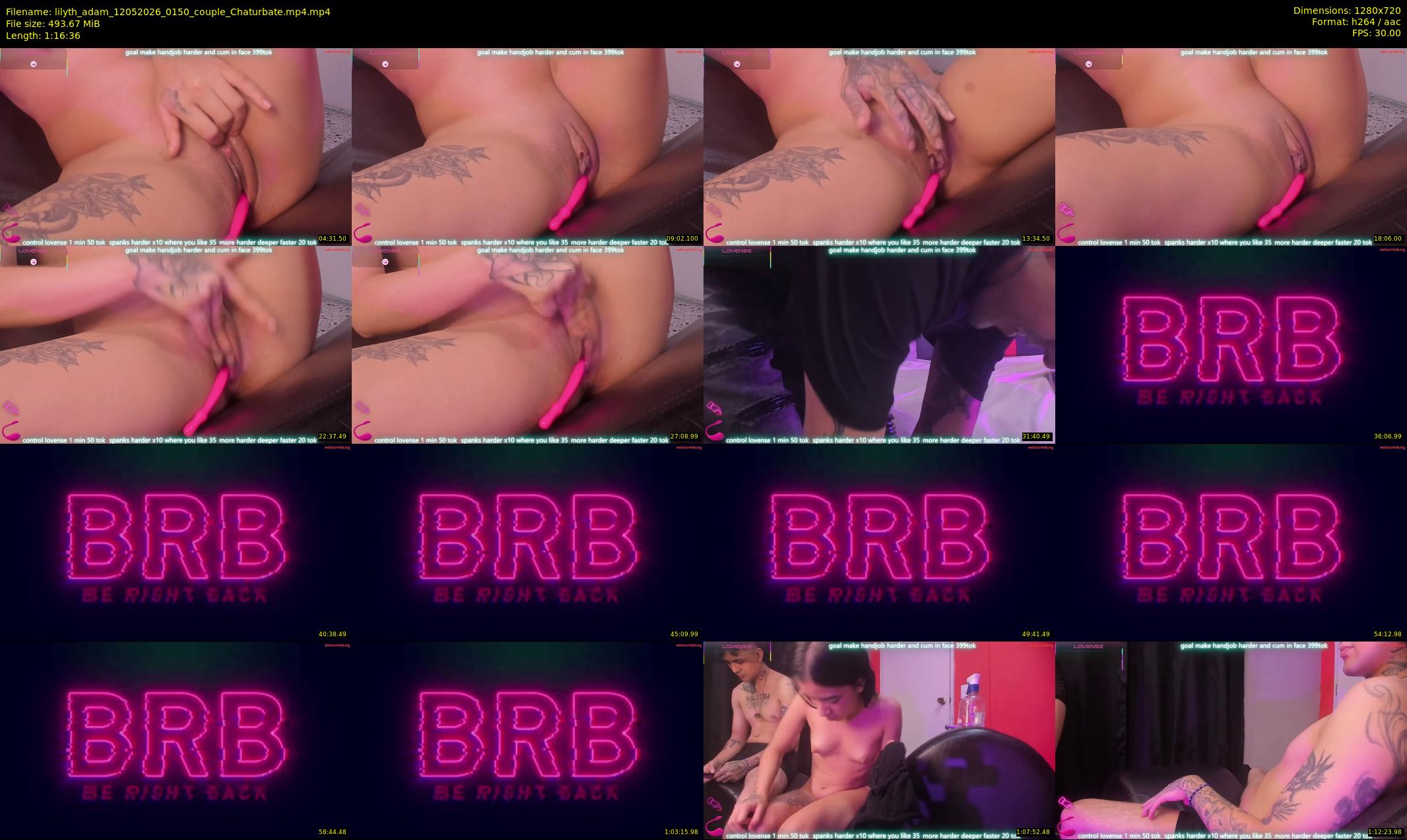 lilyth_adam — 77 minute Chaturbate couple cam show recording, 720p, May 12, 2026