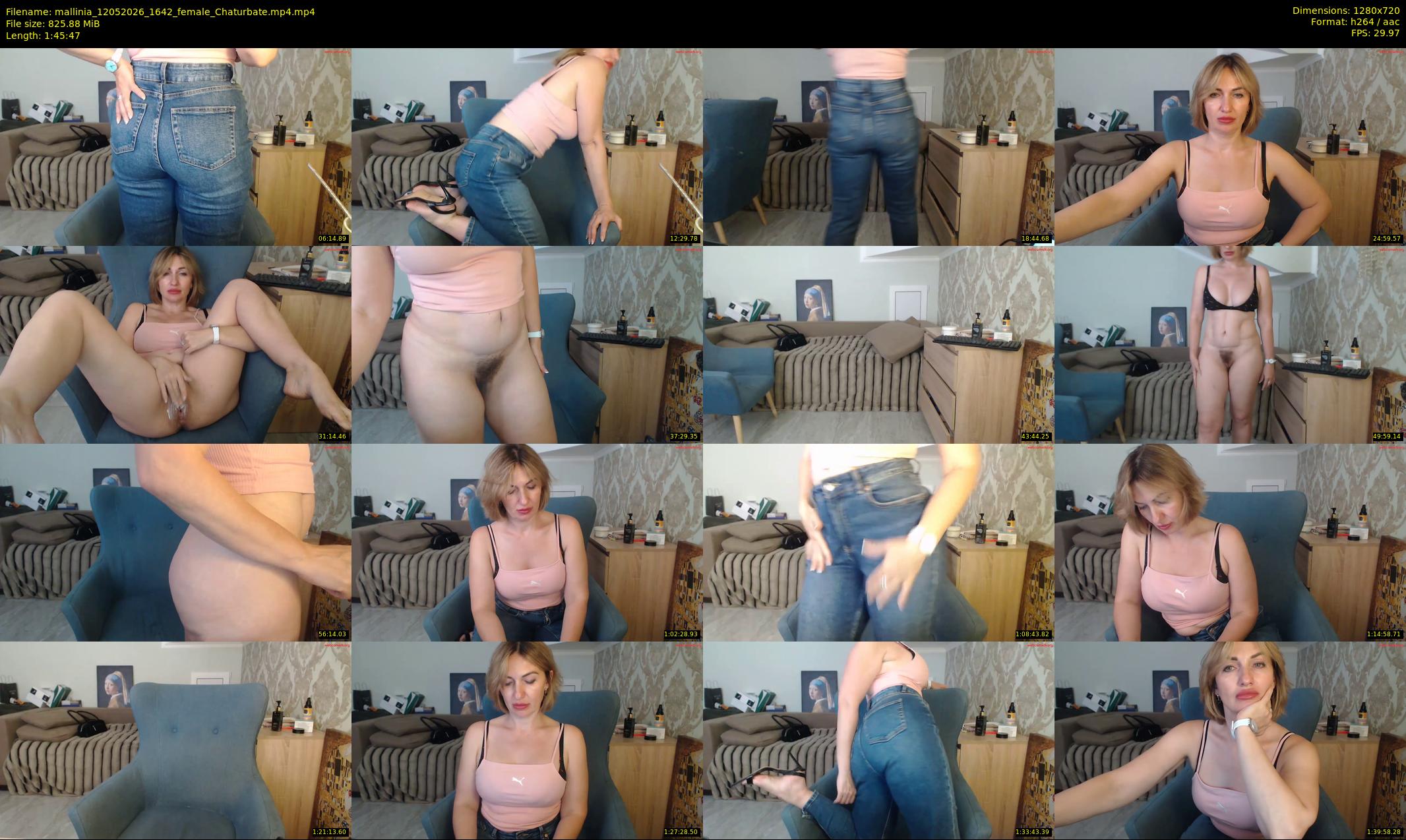 mallinia — 106 minute Chaturbate female cam show recording, 720p, May 12, 2026