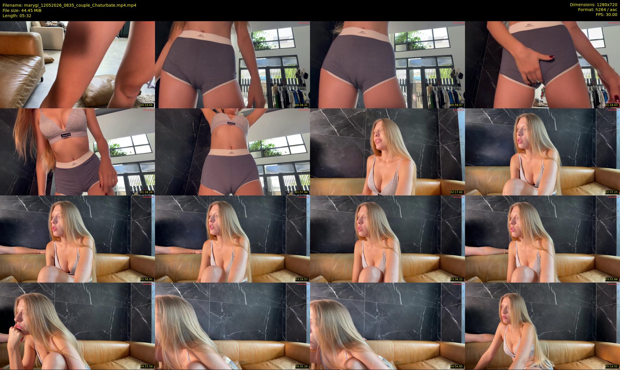 marygi — 6 minute Chaturbate couple cam show recording, 720p, May 12, 2026