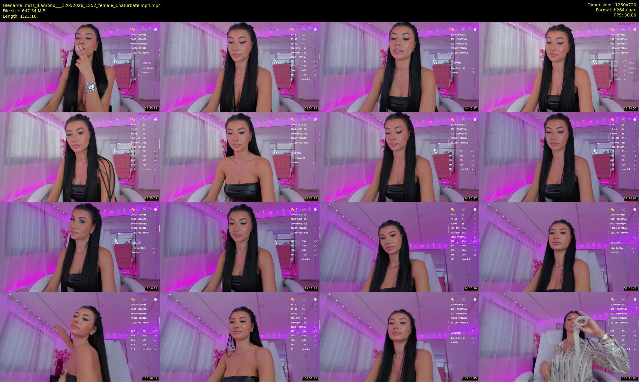 miss_diamond__ — 32 minute Chaturbate female cam show recording, 720p, May 12, 2026