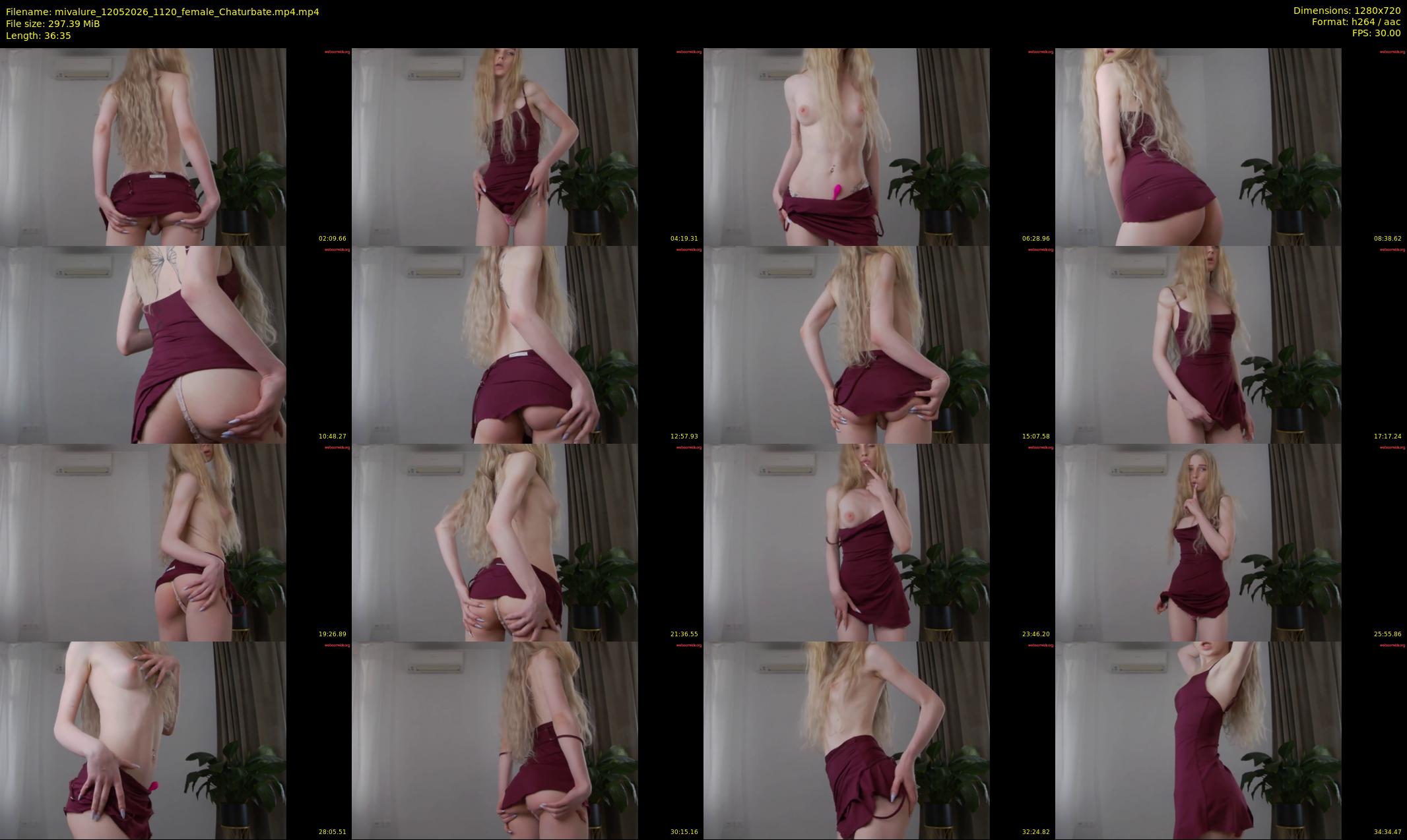 mivalure — 37 minute Chaturbate female cam show recording, 720p, May 12, 2026