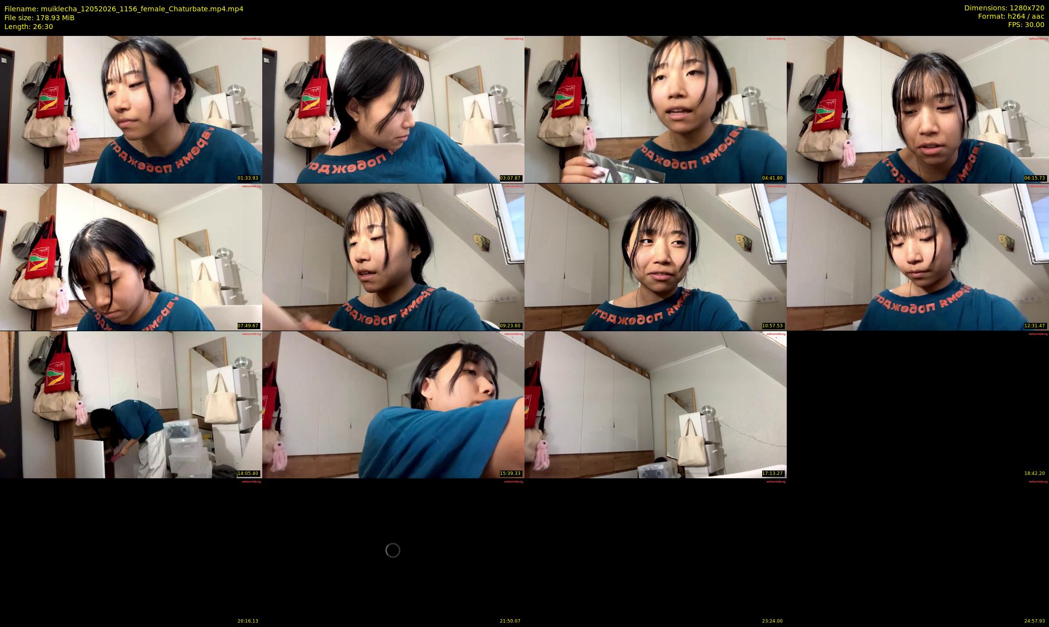 muiklecha — 27 minute Chaturbate female cam show recording, 720p, May 12, 2026