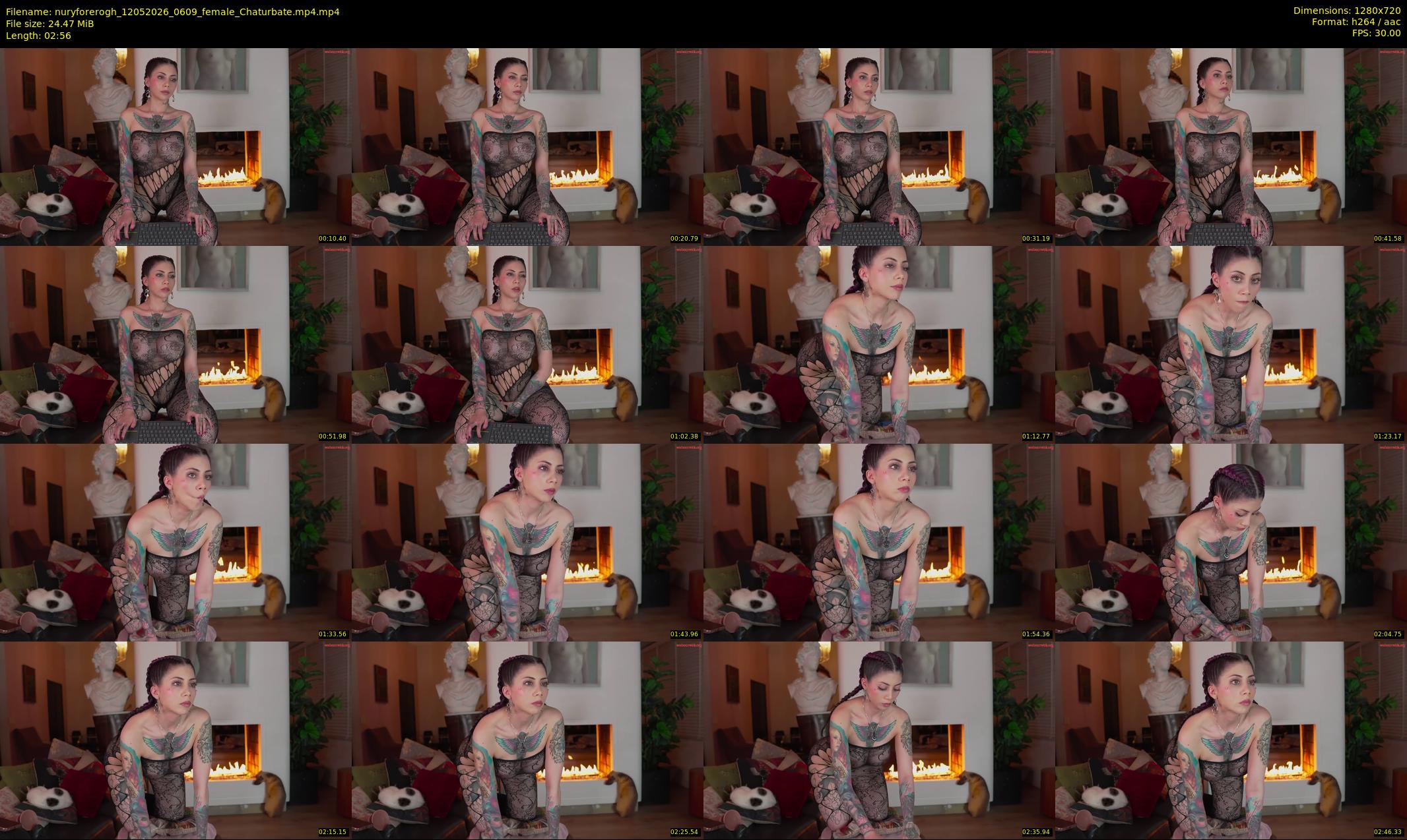nuryforerogh — 3 minute Chaturbate female cam show recording, 720p, May 12, 2026