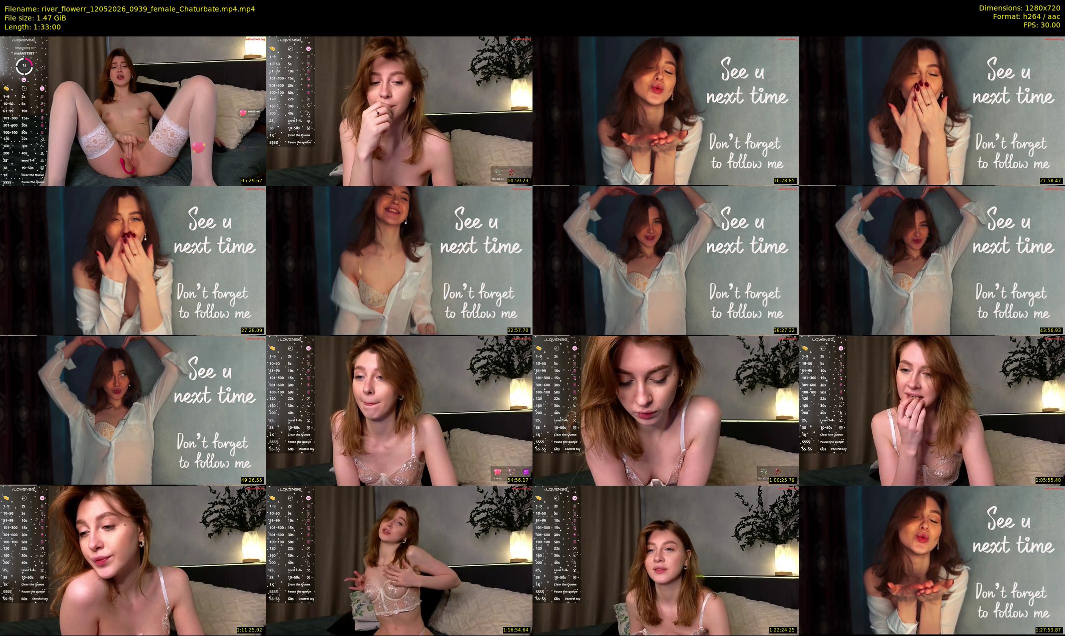river_flowerr — 93 minute Chaturbate female cam show recording, 720p, May 12, 2026