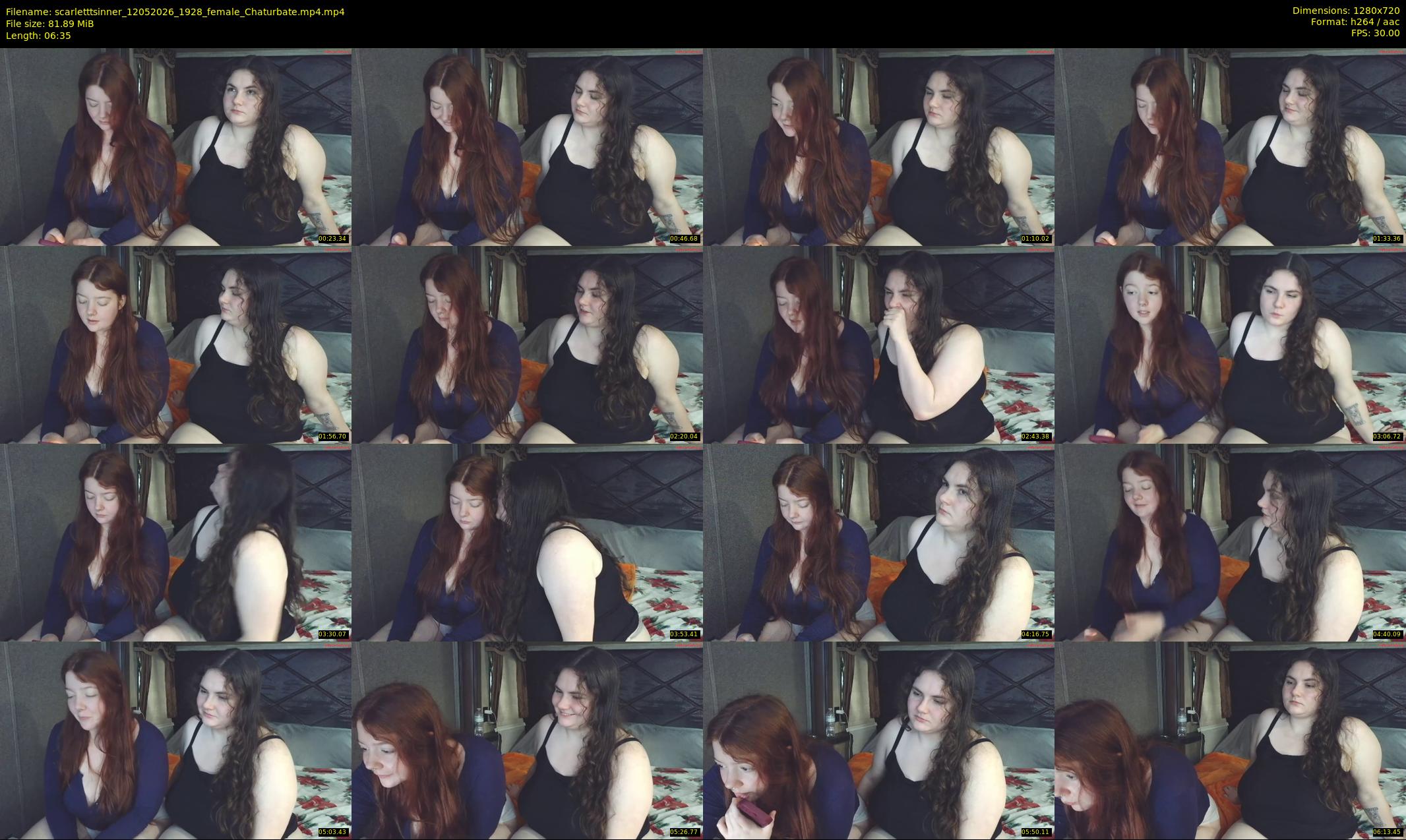 scarletttsinner — 7 minute Chaturbate female cam show recording, 720p, May 12, 2026