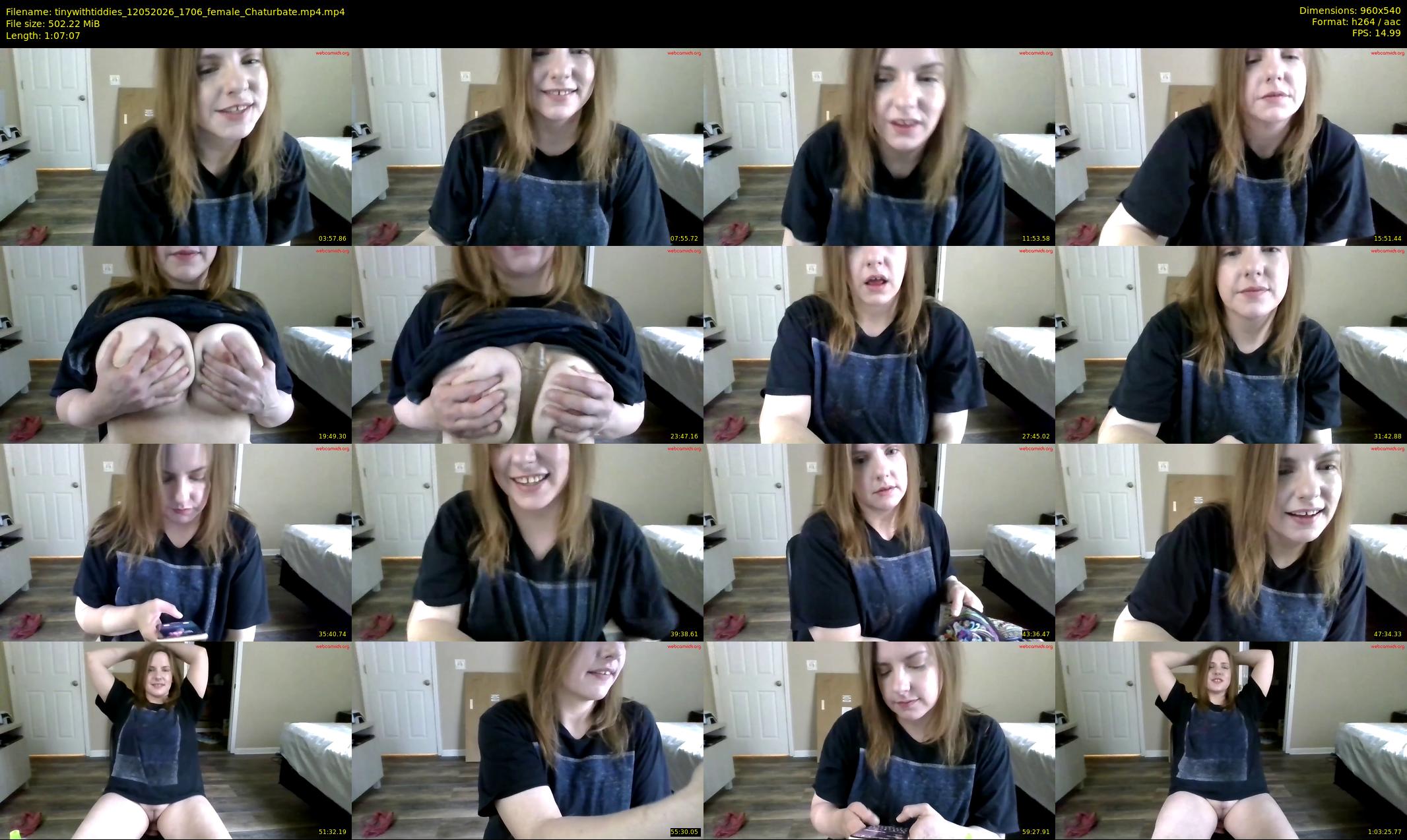 tinywithtiddies — 68 minute Chaturbate female cam show recording, 480p, May 12, 2026