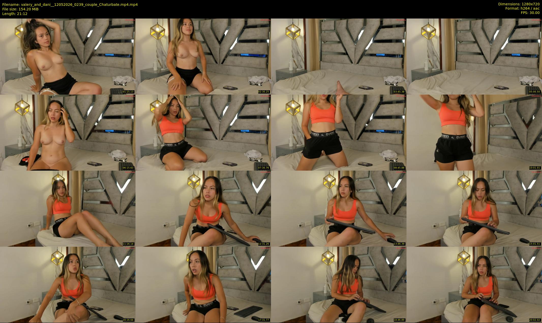 valery_and_dani_ — 22 minute Chaturbate couple cam show recording, 720p, May 12, 2026
