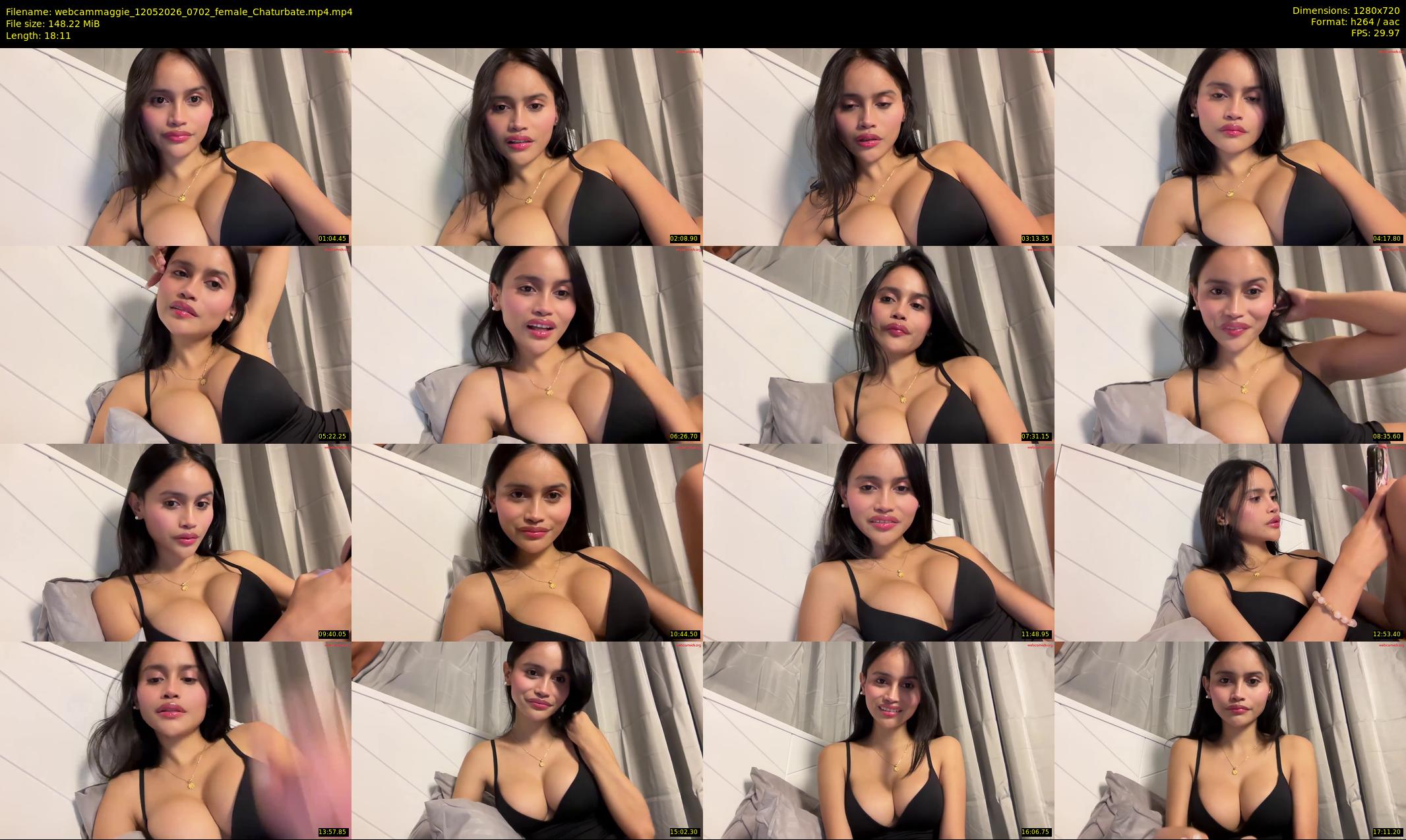webcammaggie — 19 minute Chaturbate female cam show recording, 720p, May 12, 2026