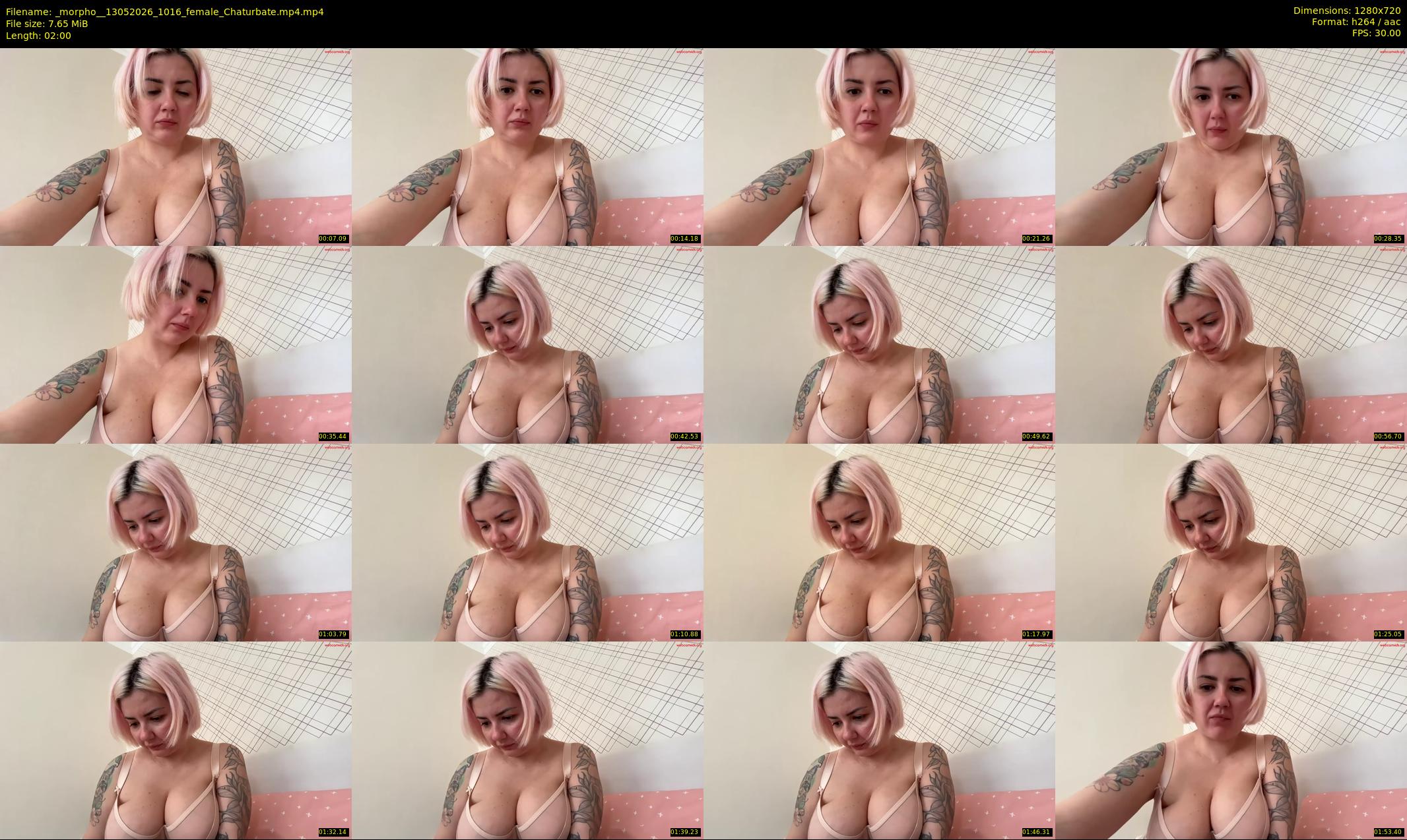 _morpho_ — 2 minute Chaturbate female cam show recording, 720p, May 13, 2026