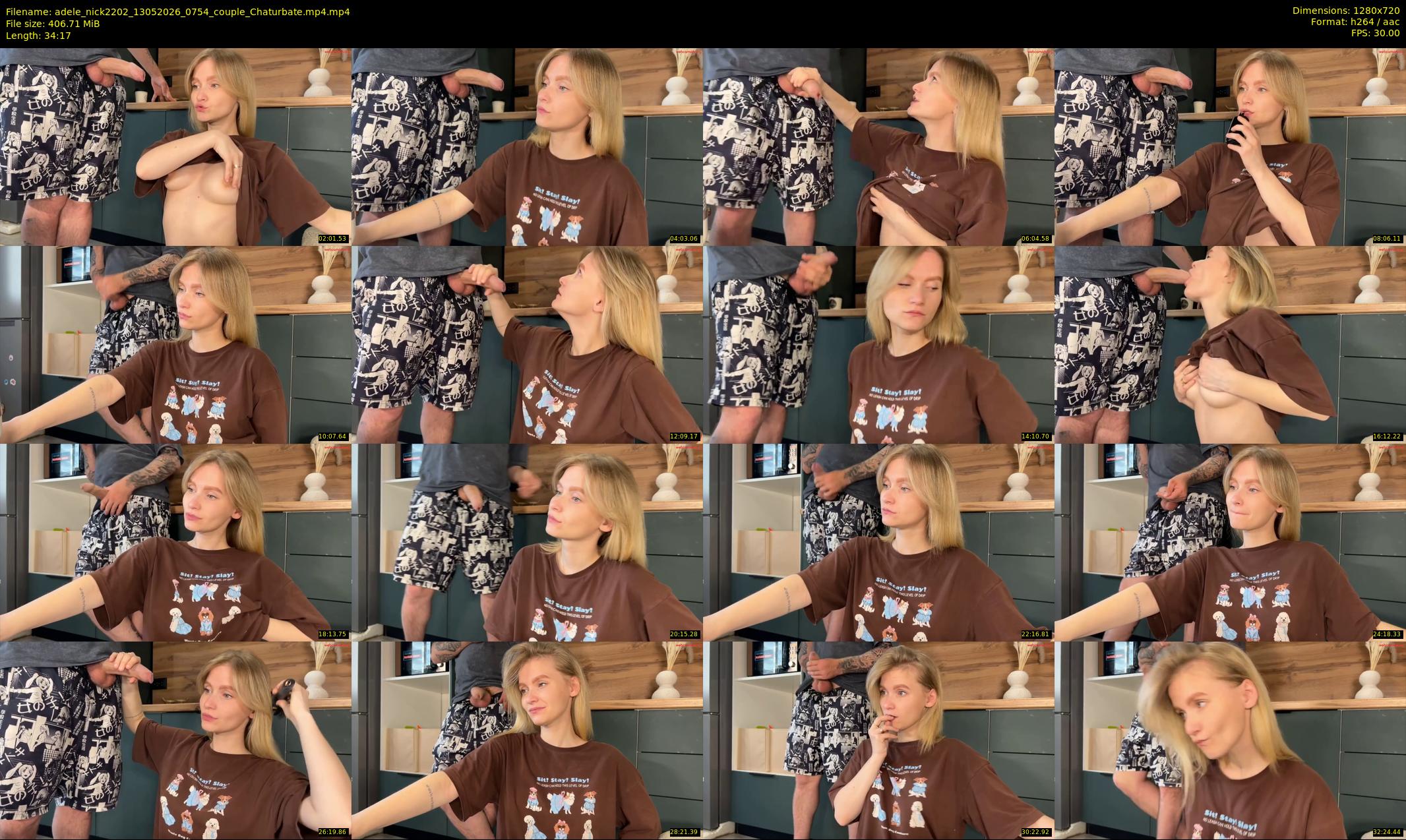 adele_nick2202 — 35 minute Chaturbate couple cam show recording, 720p, May 13, 2026