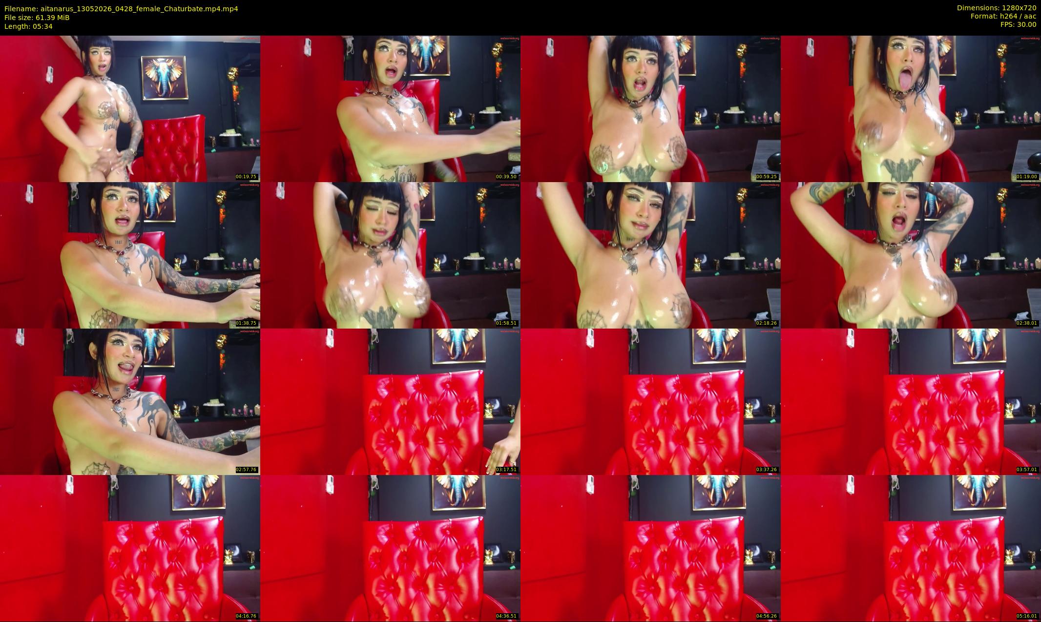 aitanarus — 6 minute Chaturbate female cam show recording, 720p, May 13, 2026