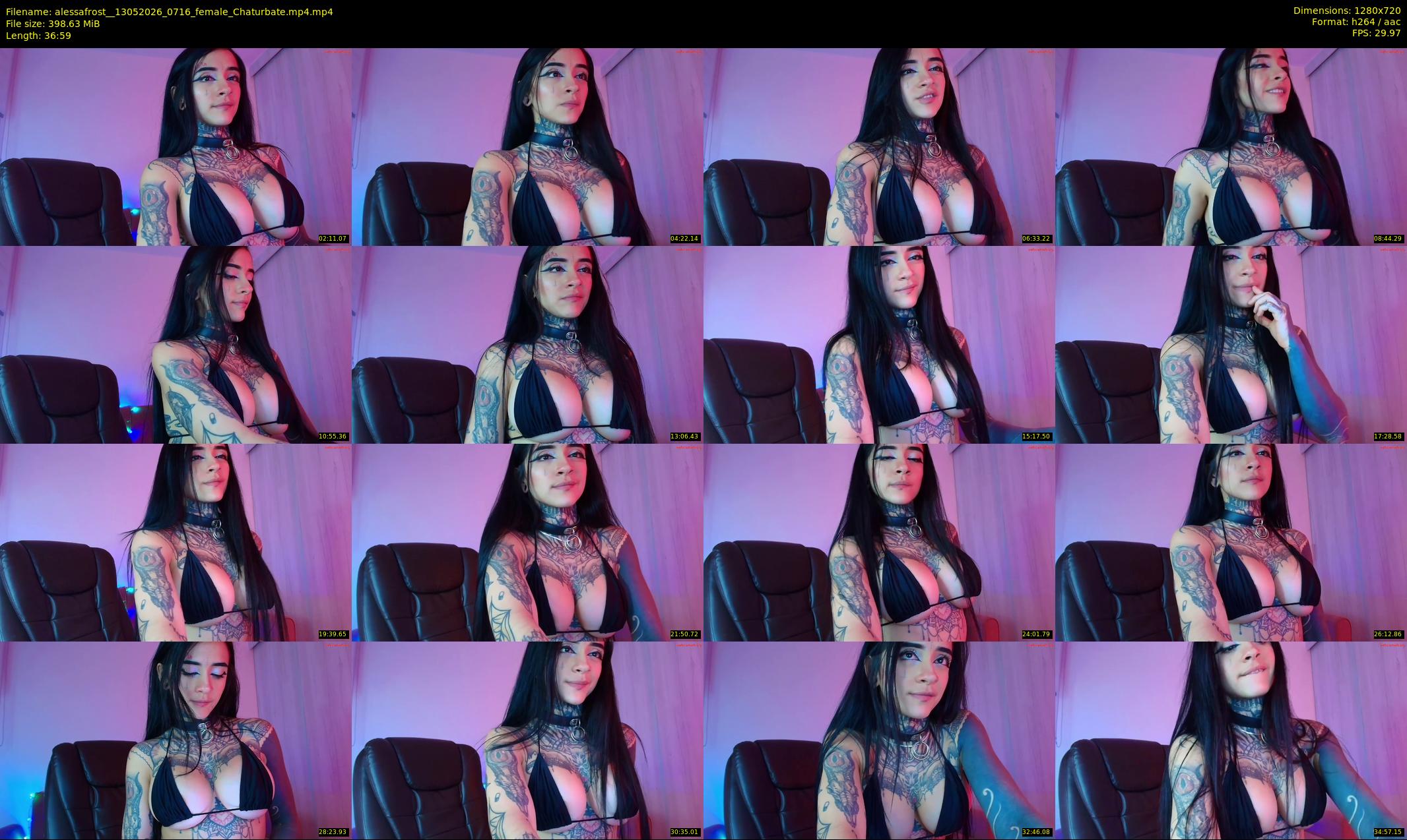 alessafrost_ — 37 minute Chaturbate female cam show recording, 720p, May 13, 2026
