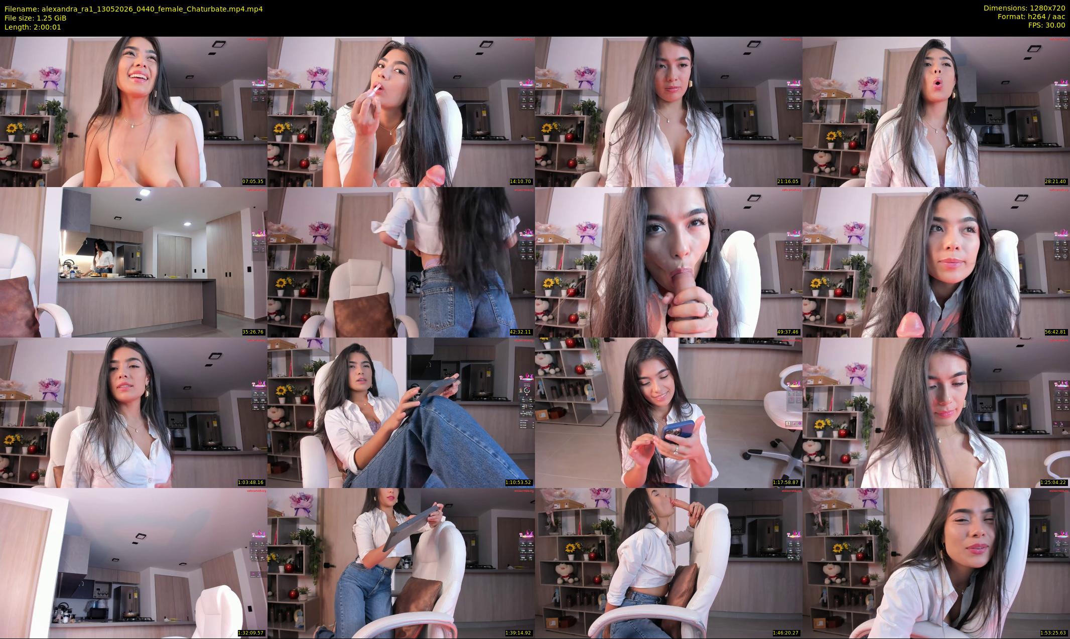 alexandra_ra1 — 121 minute Chaturbate female cam show recording, 720p, May 13, 2026